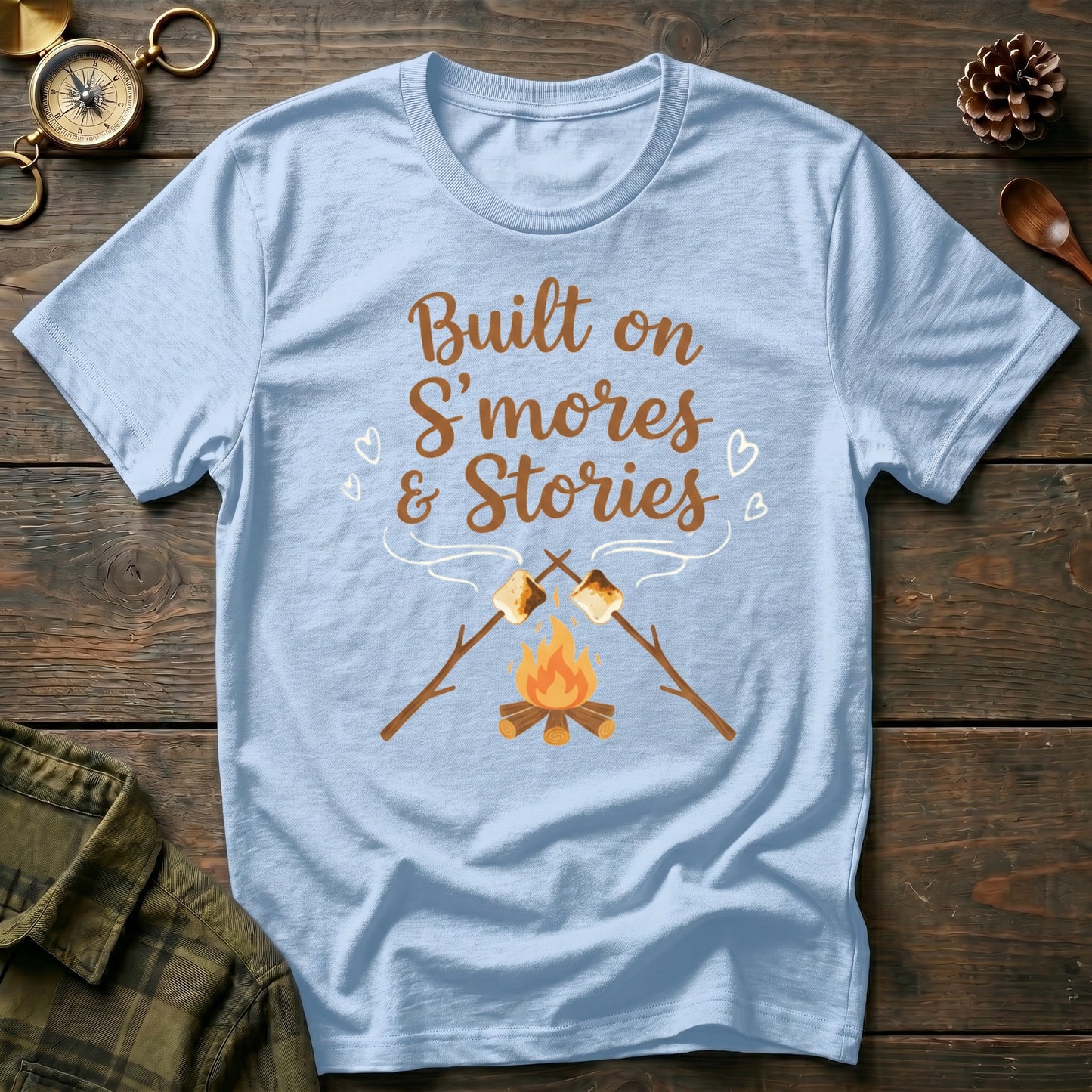 Built on S'mores & Stories  T-Shirt