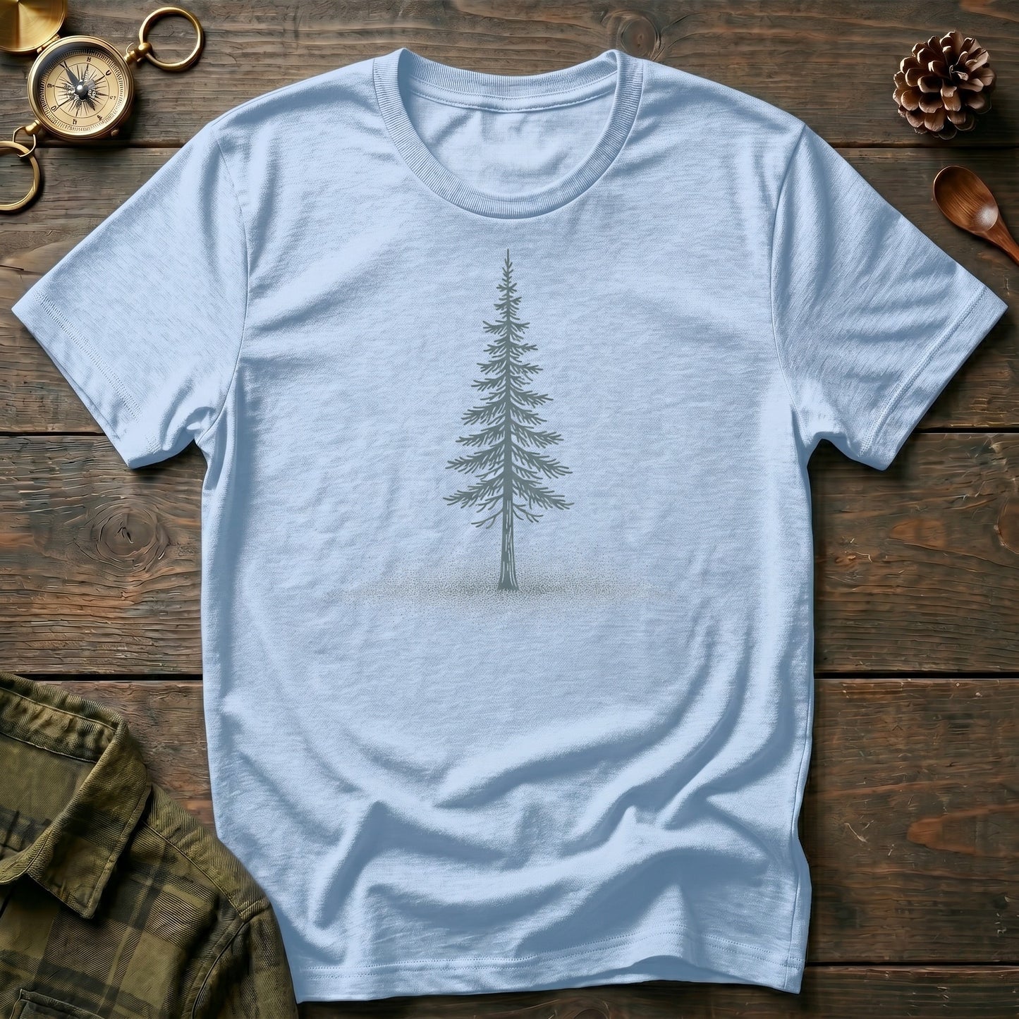 Minimal Pine Tree T-Shirt