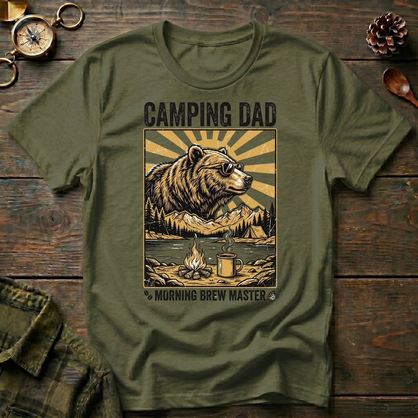 Camping Dad T‑Shirt