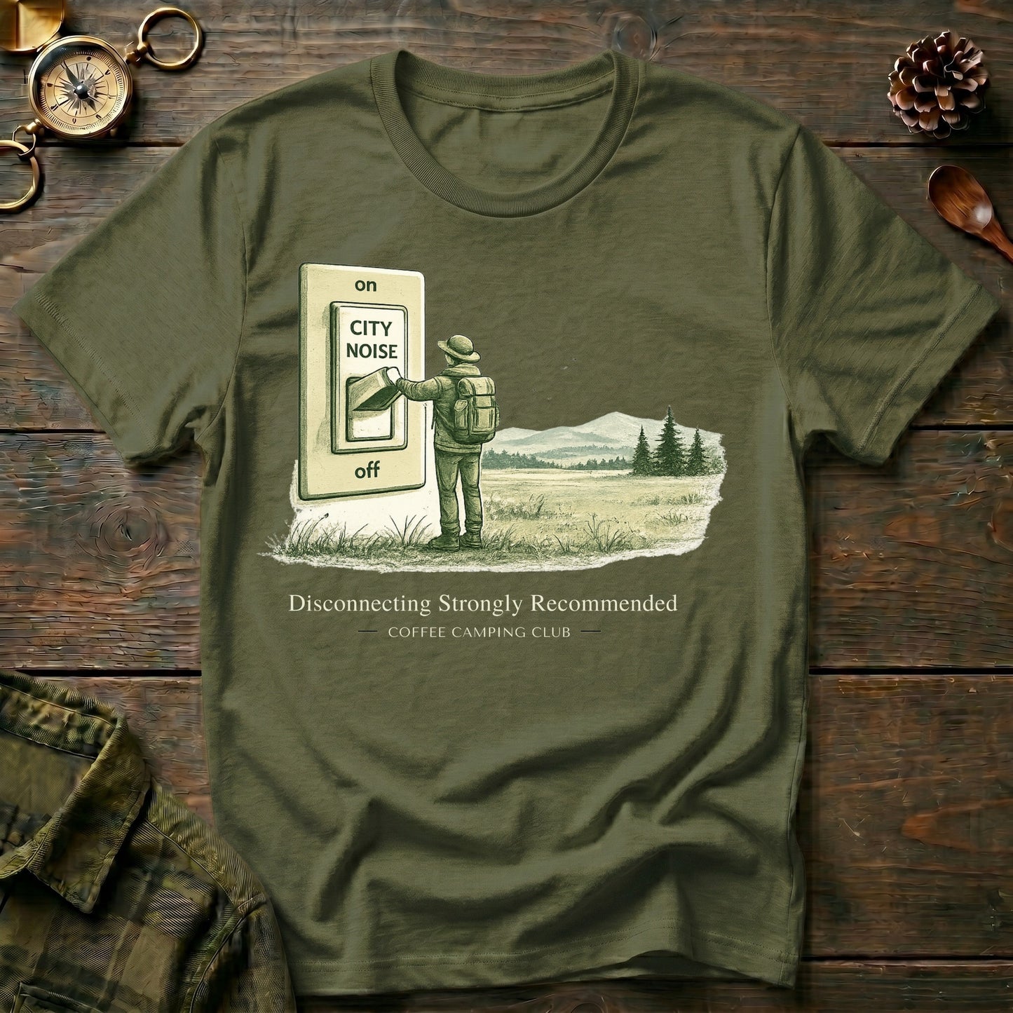 City Noise Camper Graphic T-Shirt