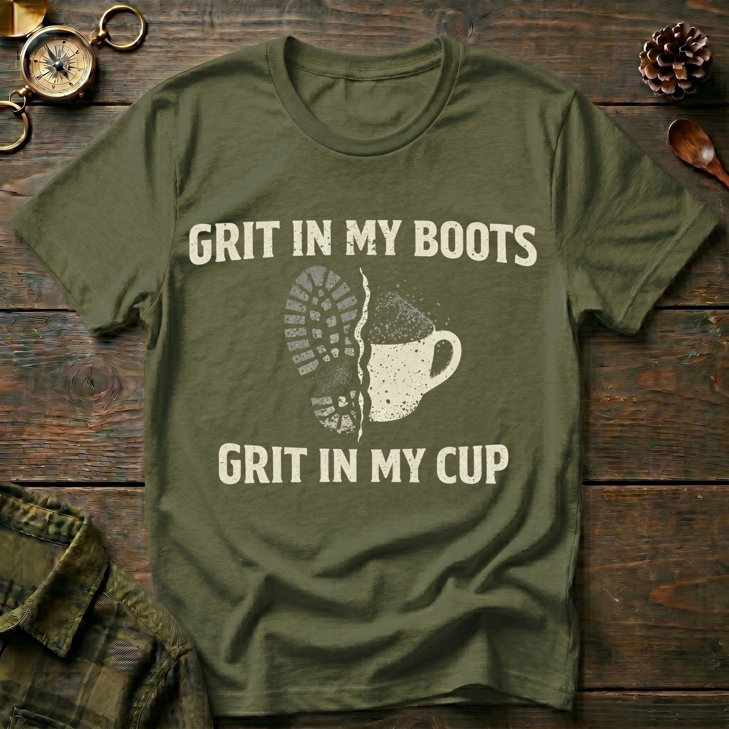 Grit In My Boots Grit In My Cup T-Shirt