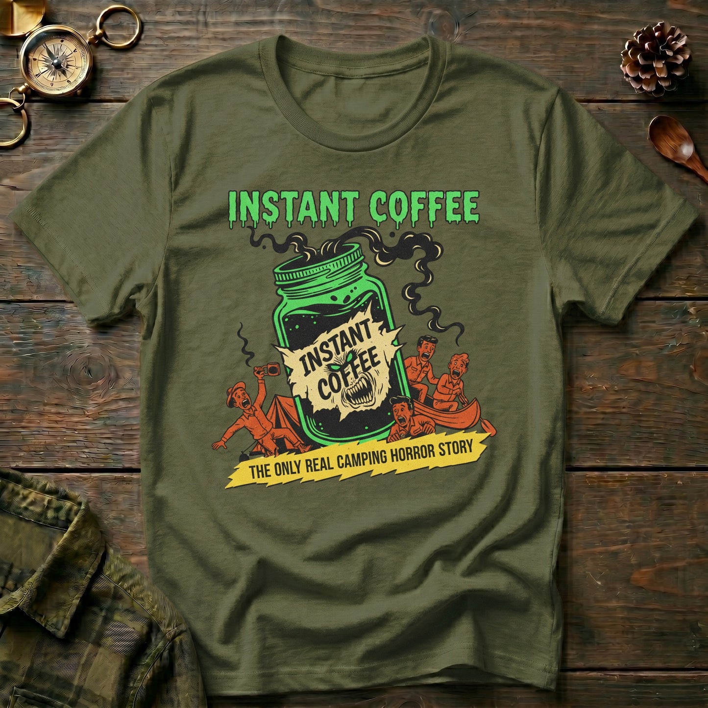 Instant Coffee Horror T-Shirt