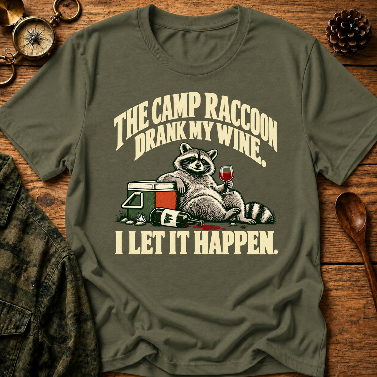 Raccoon Wine Thief T-Shirt