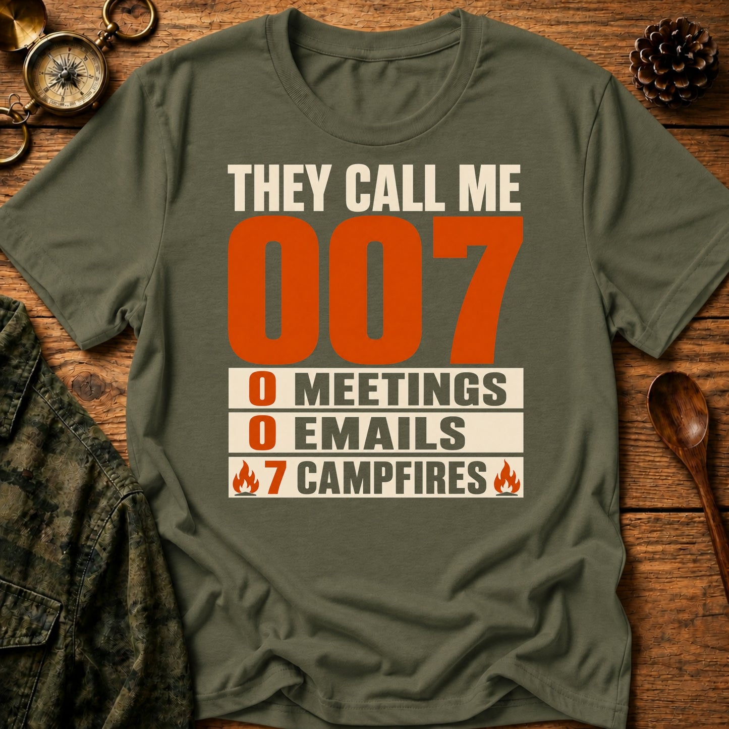 Agent 007 Camper T-Shirt