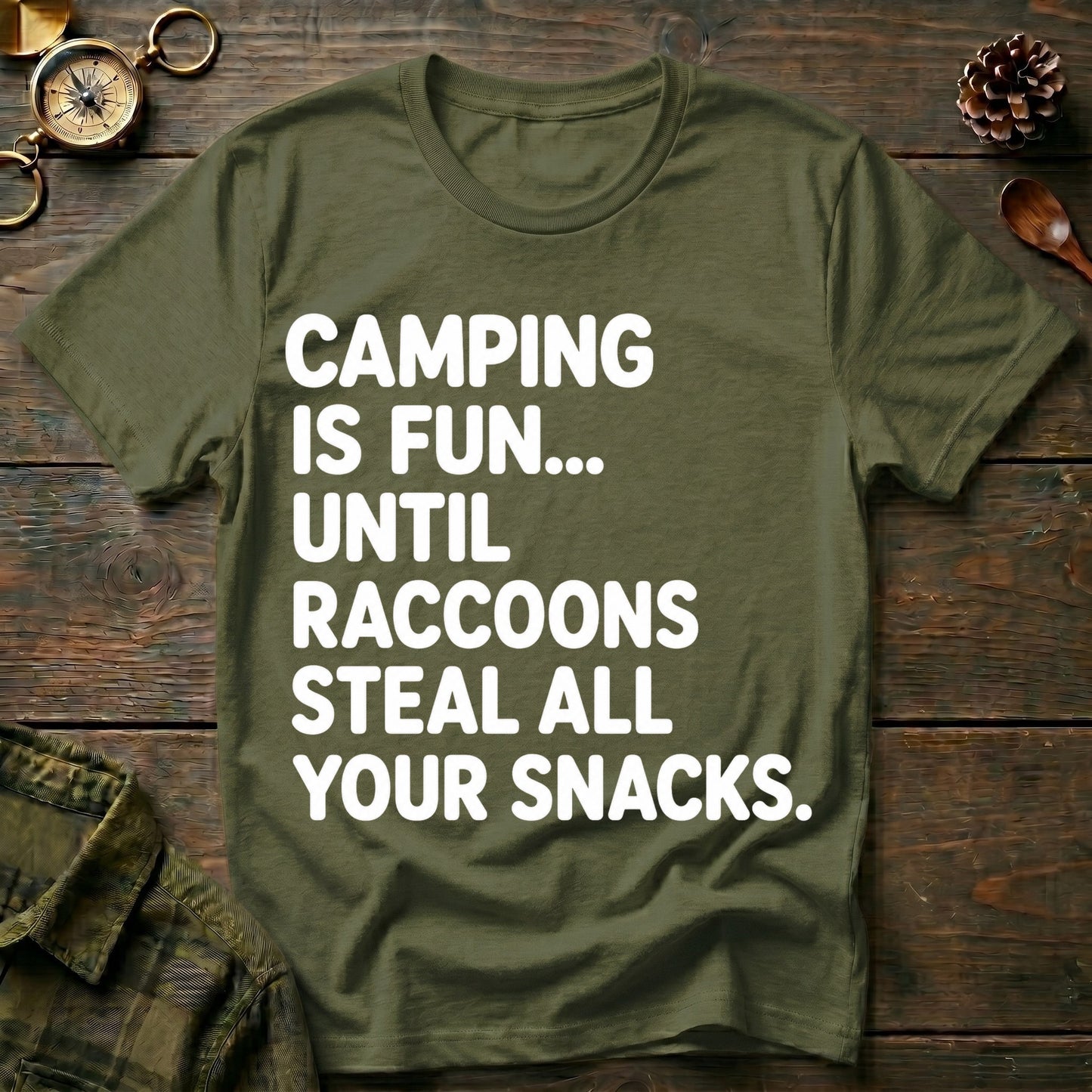 Raccoon Snacks T-Shirt