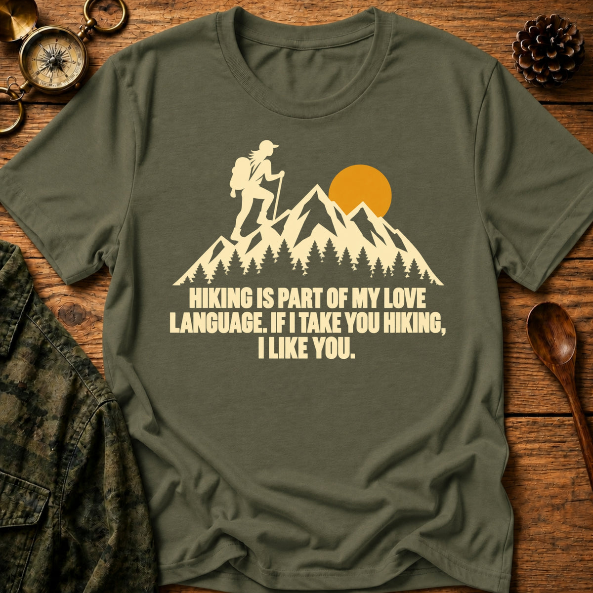 Hiking Love Language T-Shirt