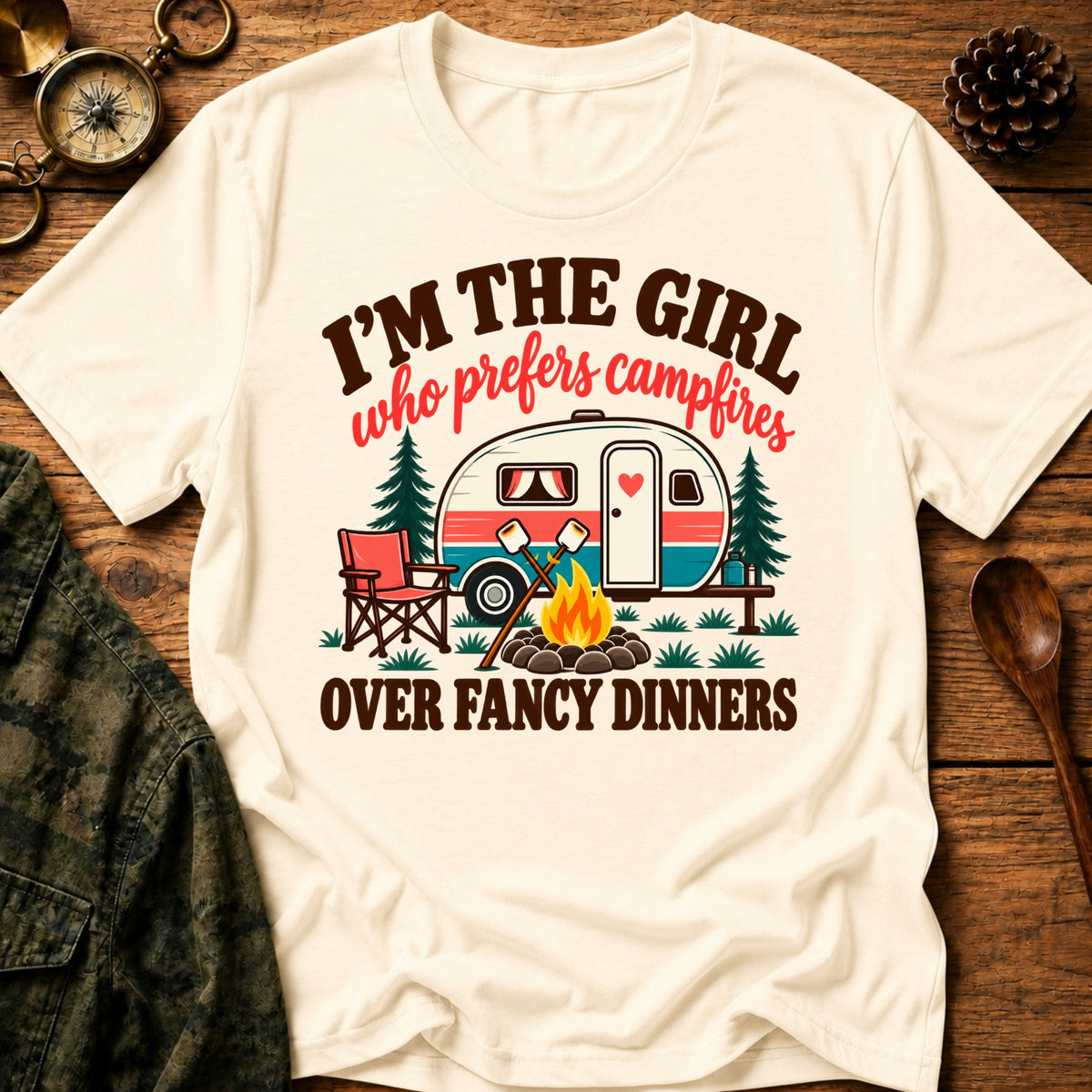 Camping Over Dinner T-Shirt