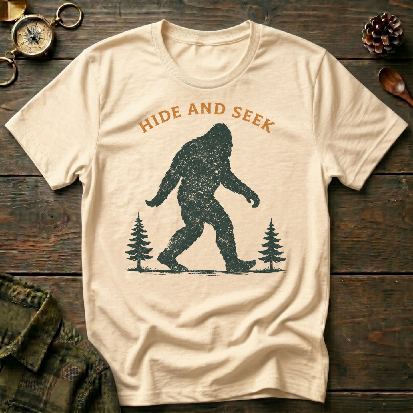 Hide and Seek Bigfoot T-Shirt