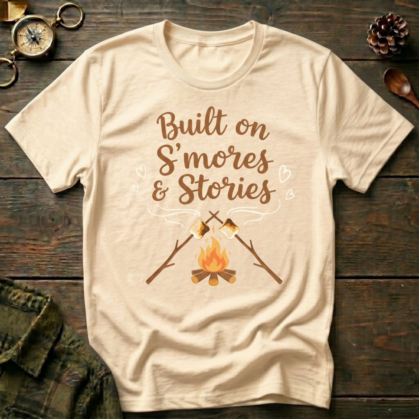 Built on S'mores & Stories  T-Shirt
