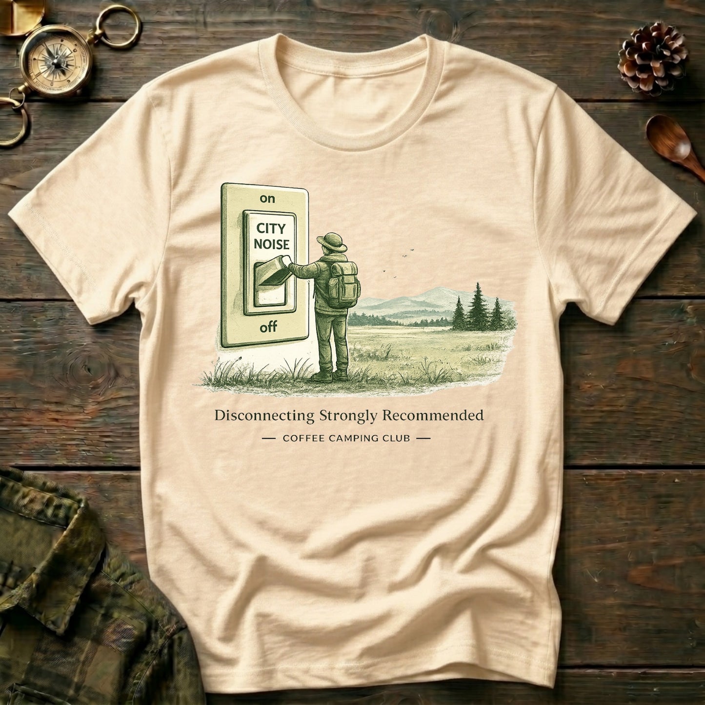 City Noise Camper Graphic T-Shirt