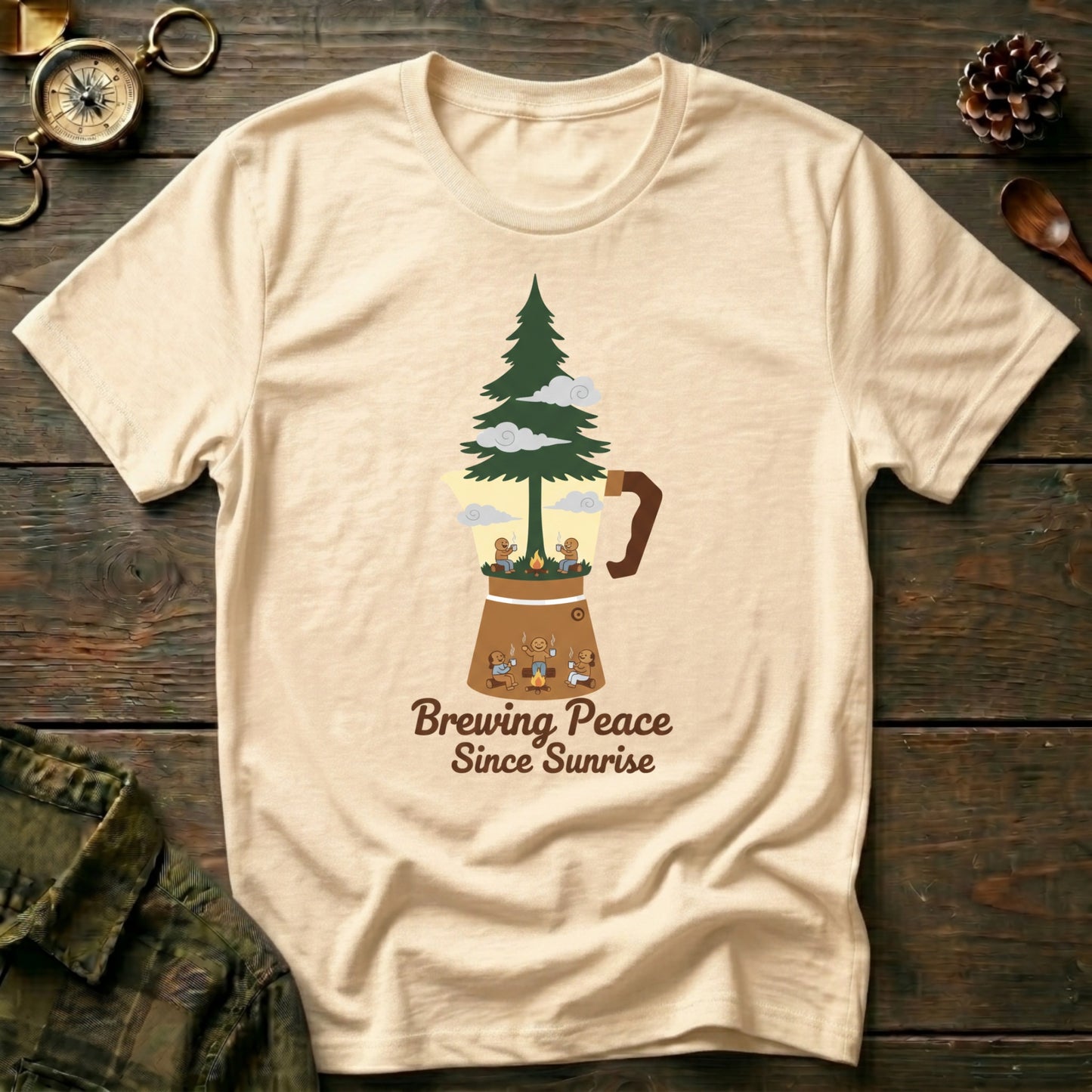 Brewing Peace Since Sunrise T-Shirt