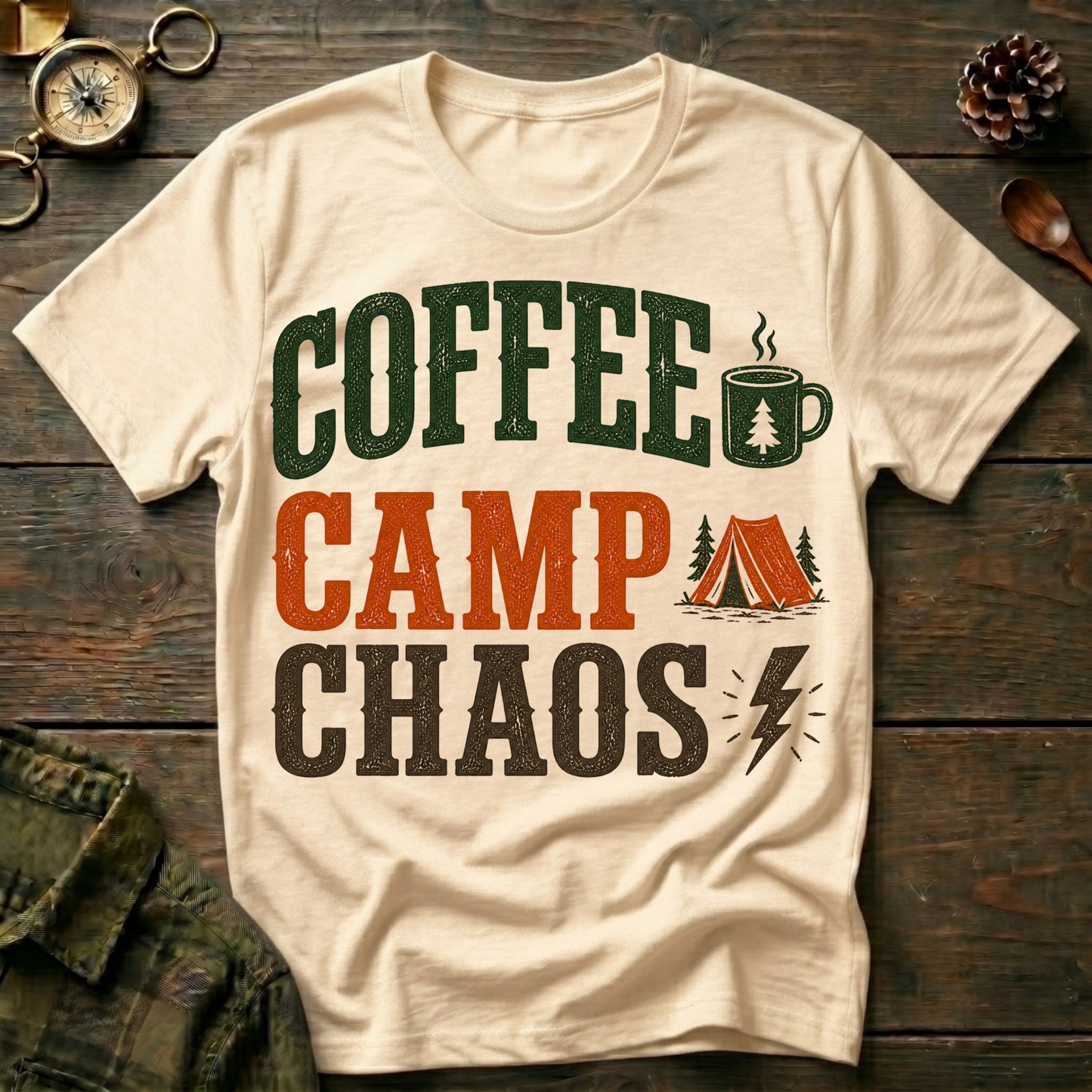 Coffee Camp Chaos T-Shirt