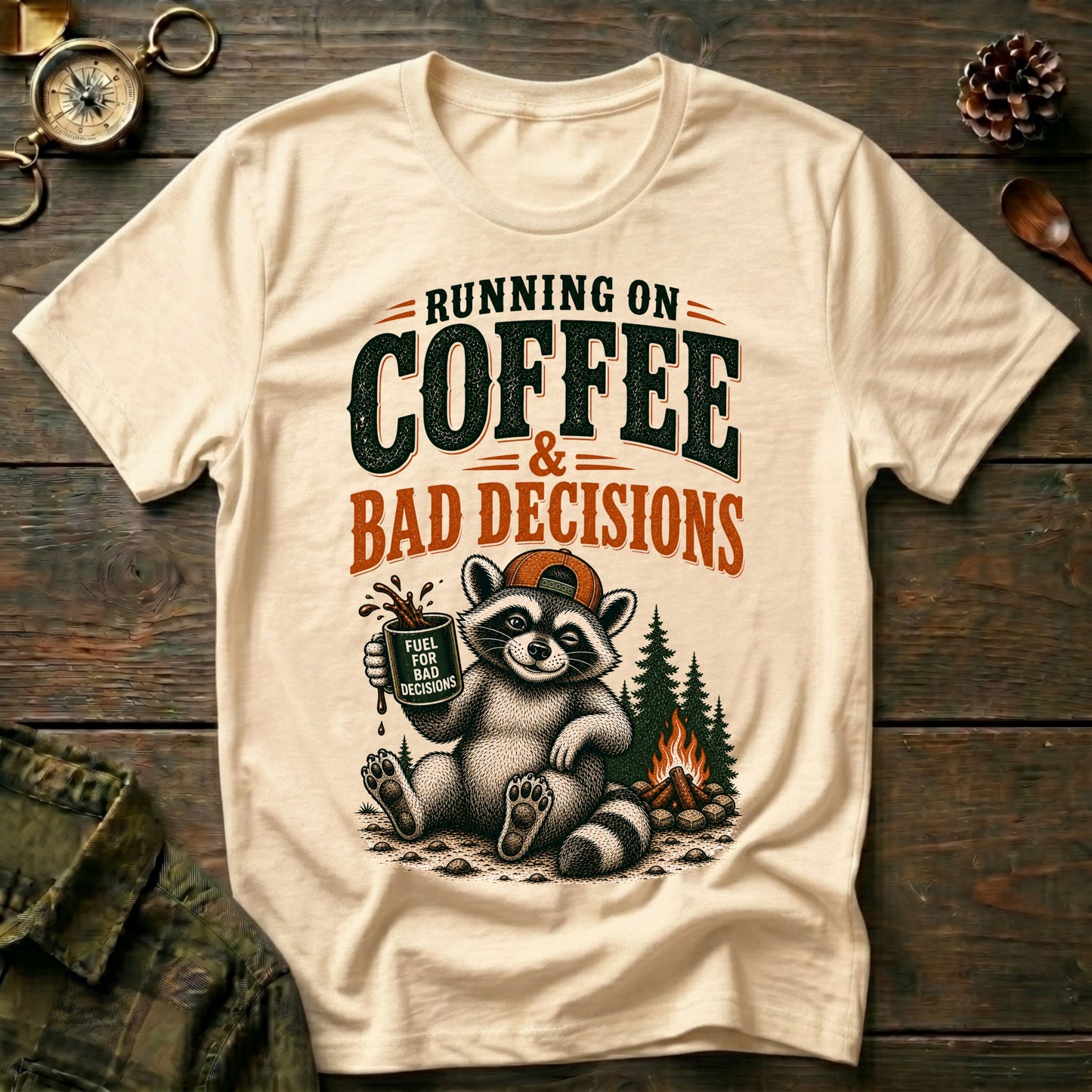 Running on Coffee & Bad Decisions T-Shirt