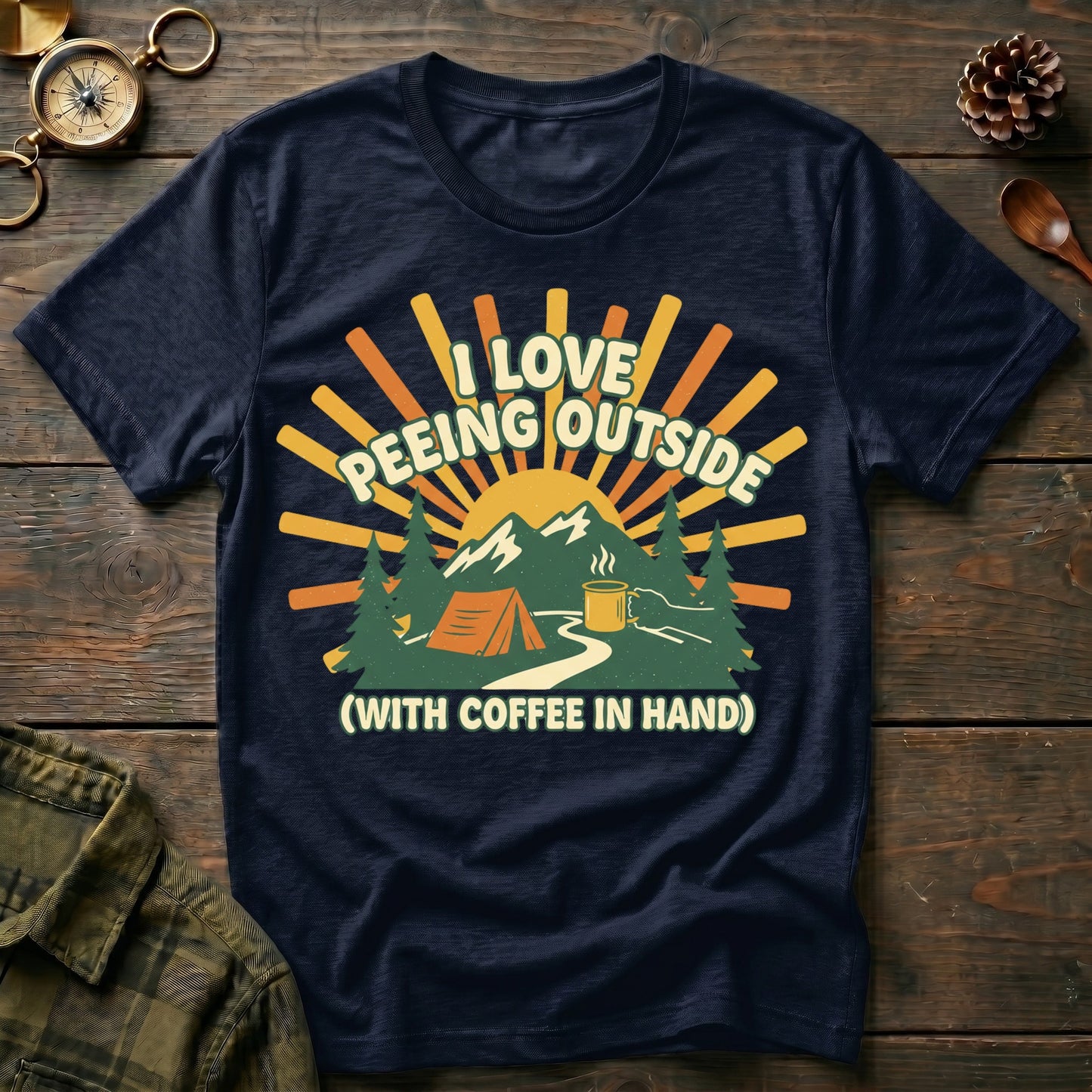 I Love Being Outside  T-Shirt