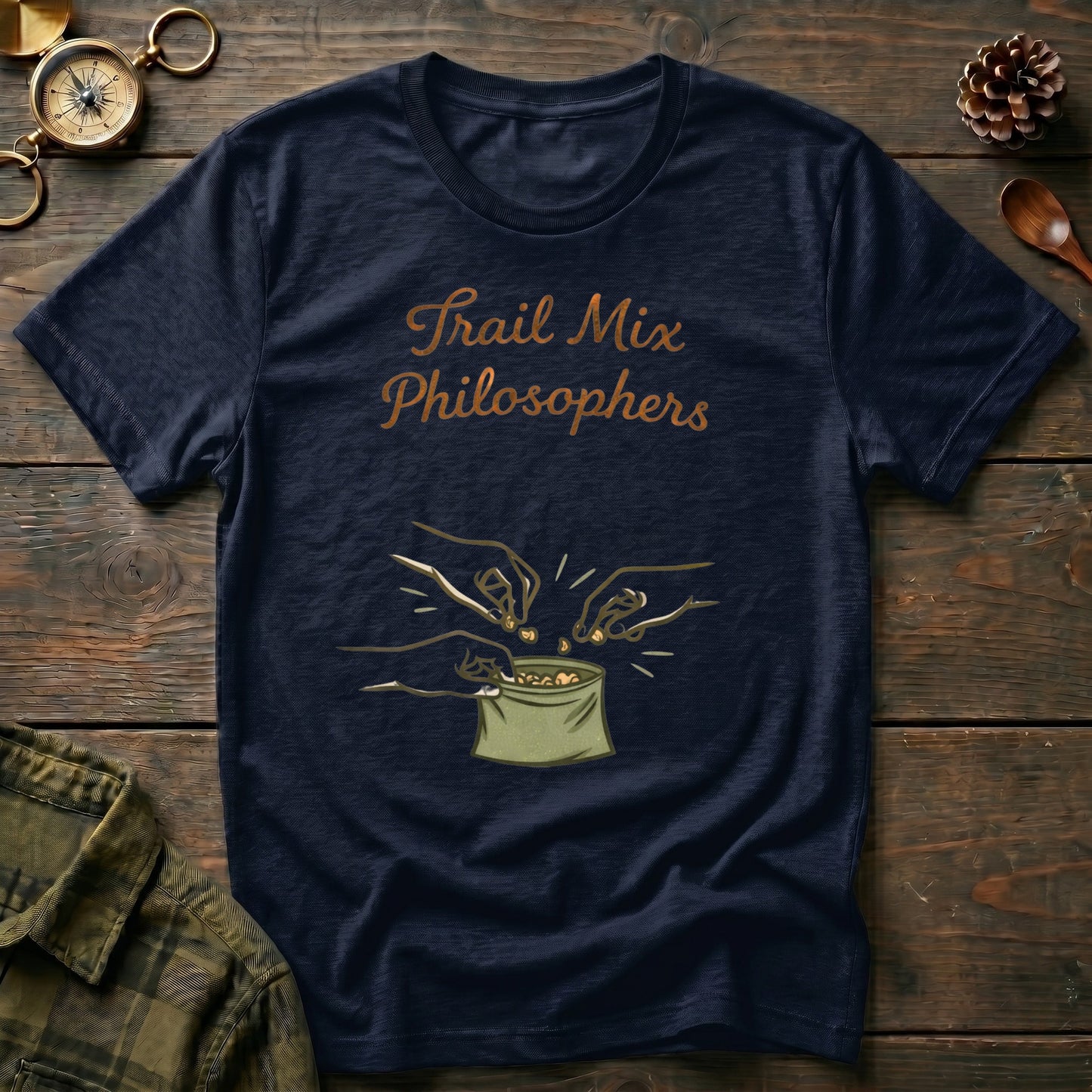 Outdoorsy Camping Snack Lover T‑Shirt