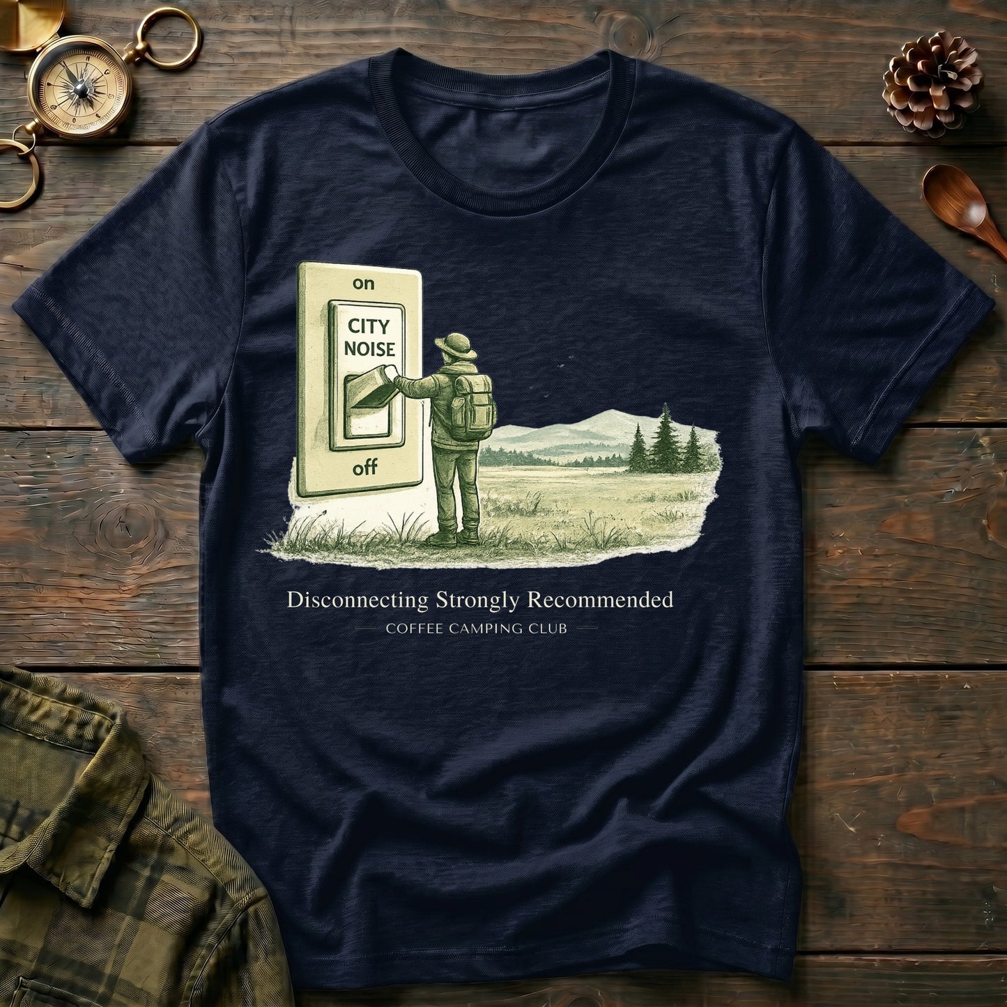 City Noise Camper Graphic T-Shirt
