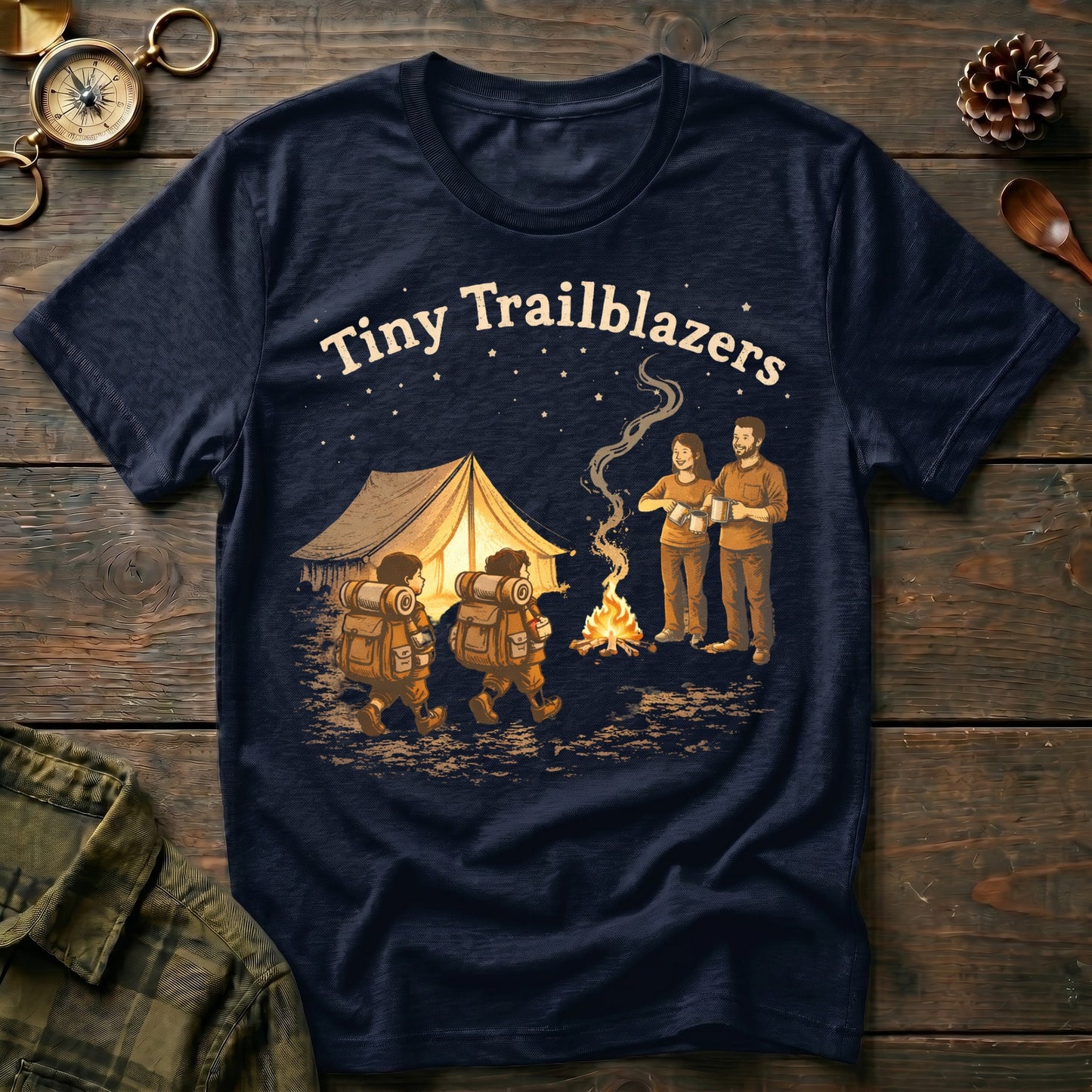 Tiny Trailblazers Camping T-Shirt