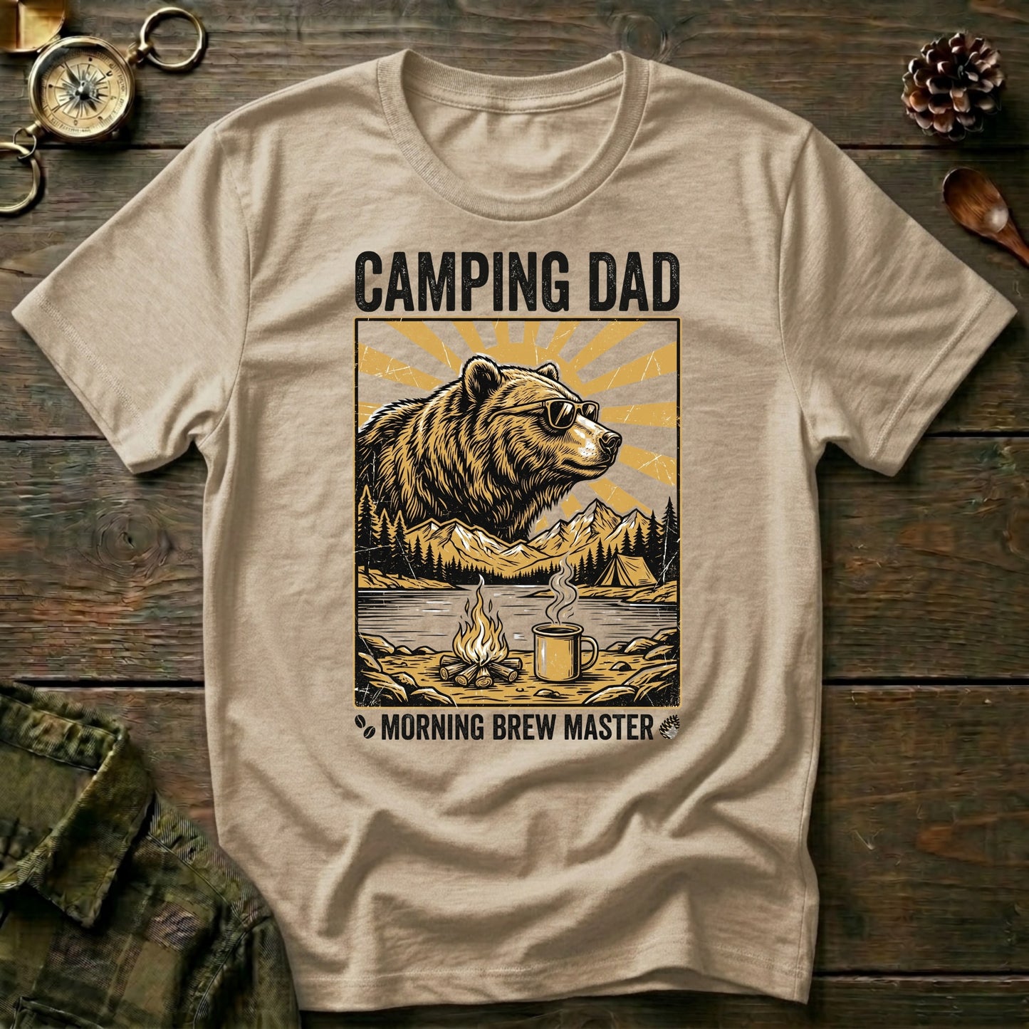 Camping Dad T‑Shirt