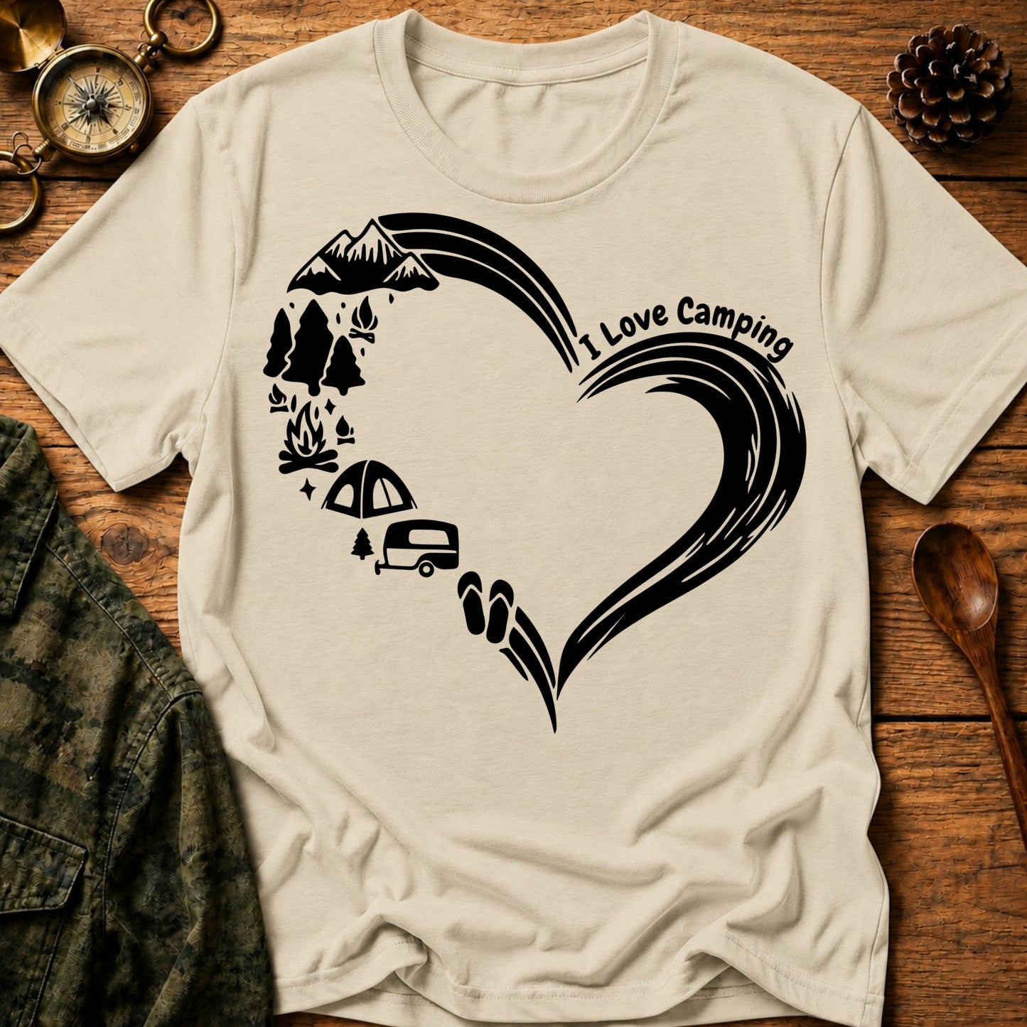 Camping Heart T-Shirt