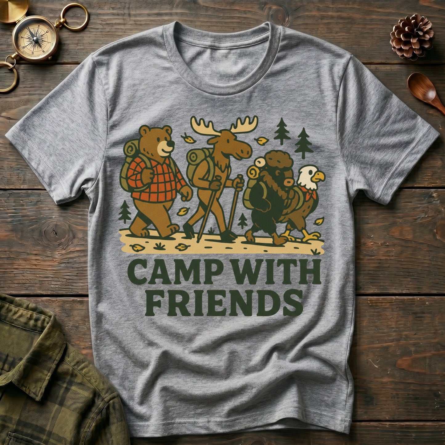 Camp With Friends T‑Shirt