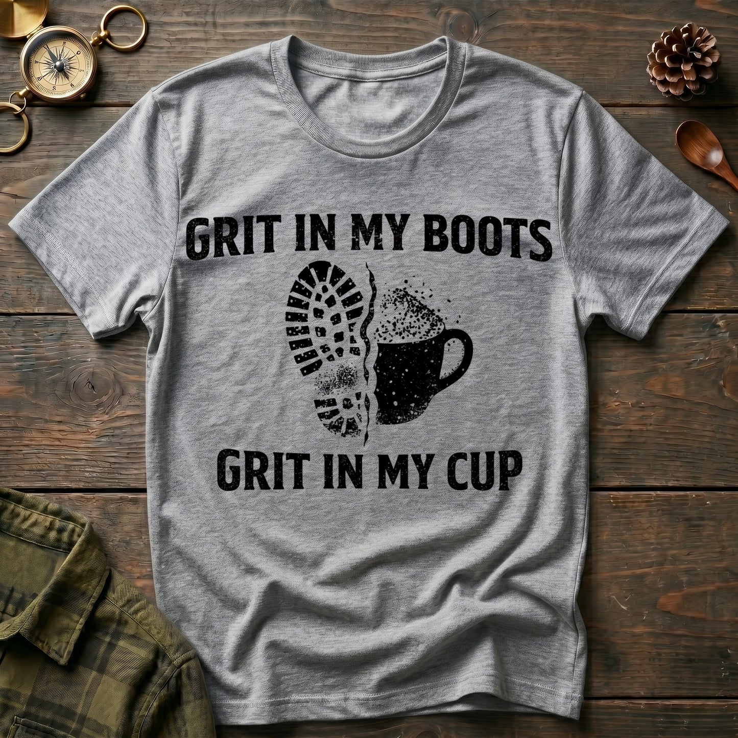 Grit In My Boots Grit In My Cup T-Shirt