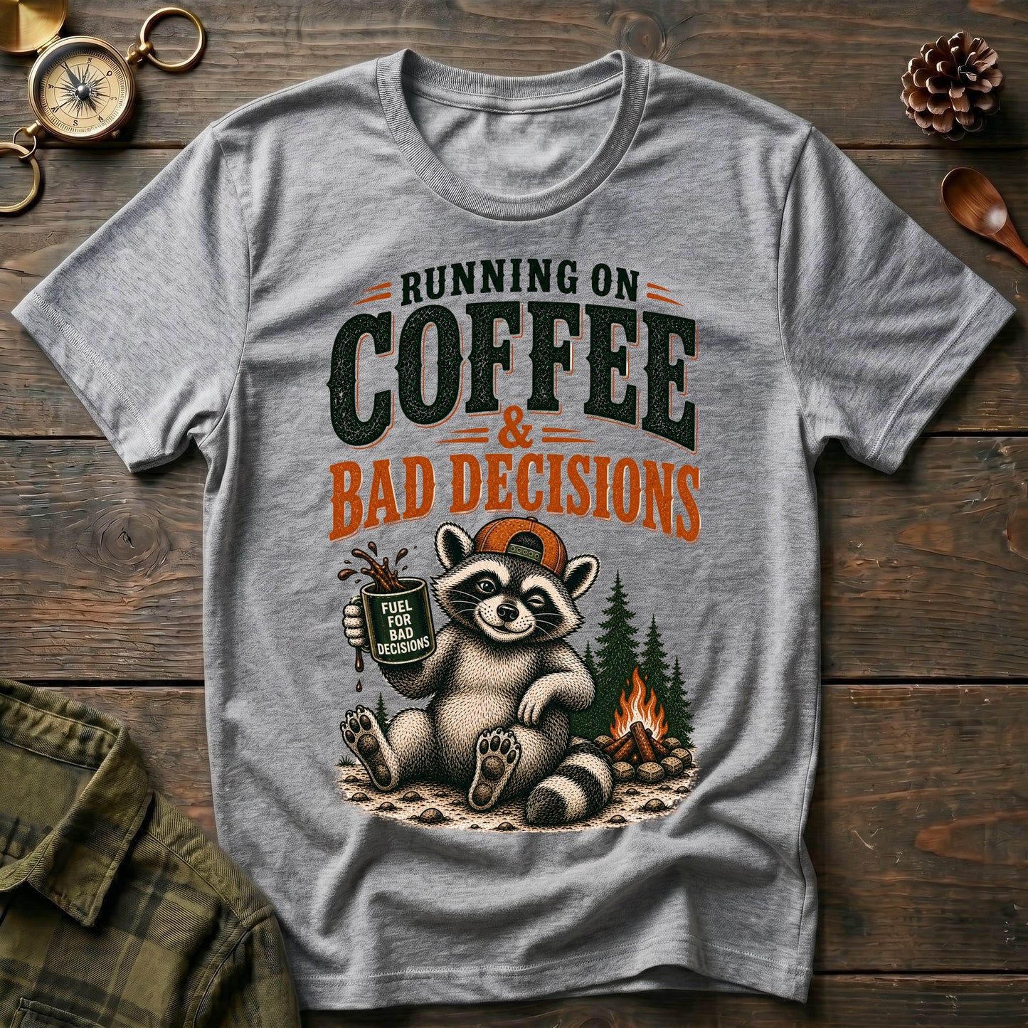 Running on Coffee & Bad Decisions T-Shirt