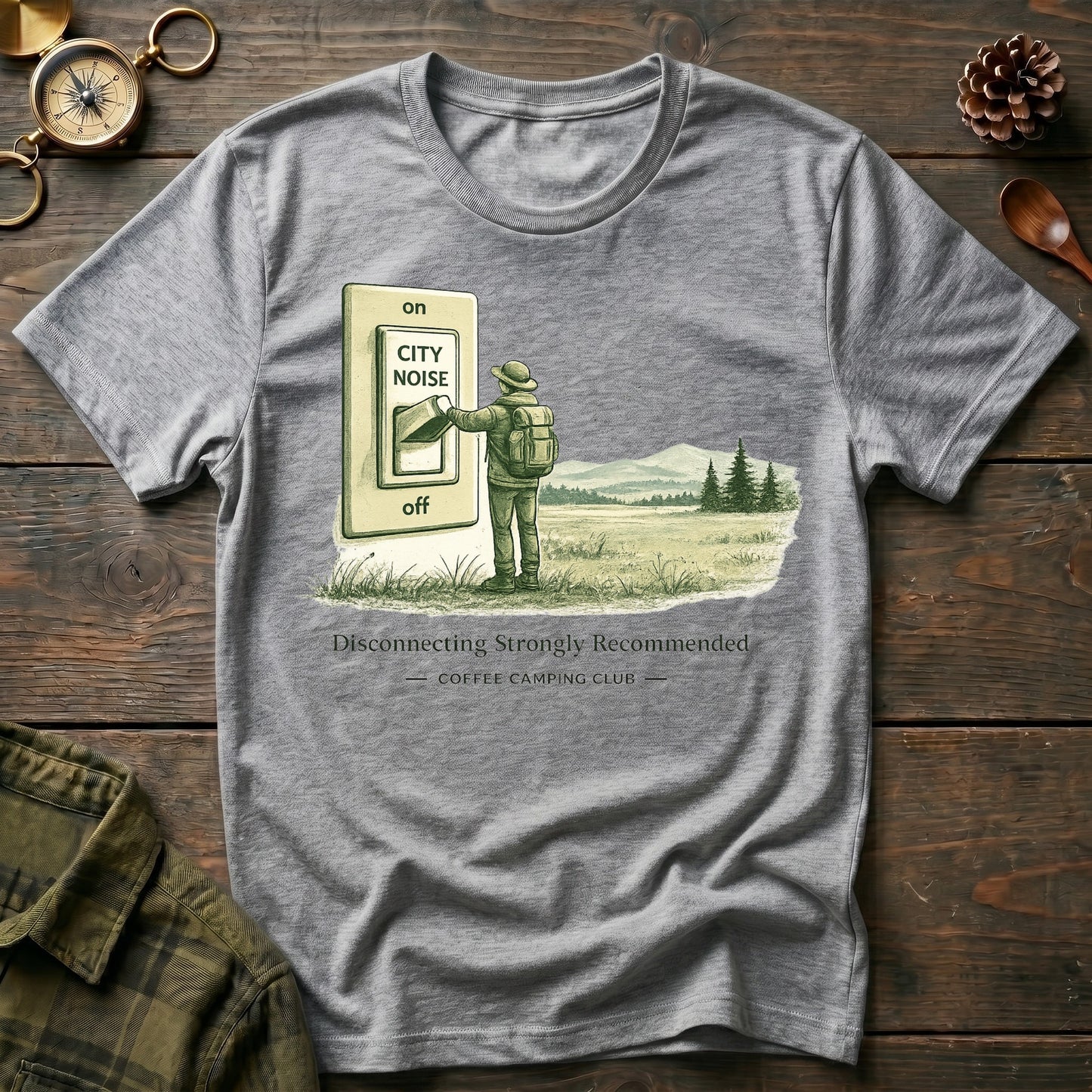 City Noise Camper Graphic T-Shirt