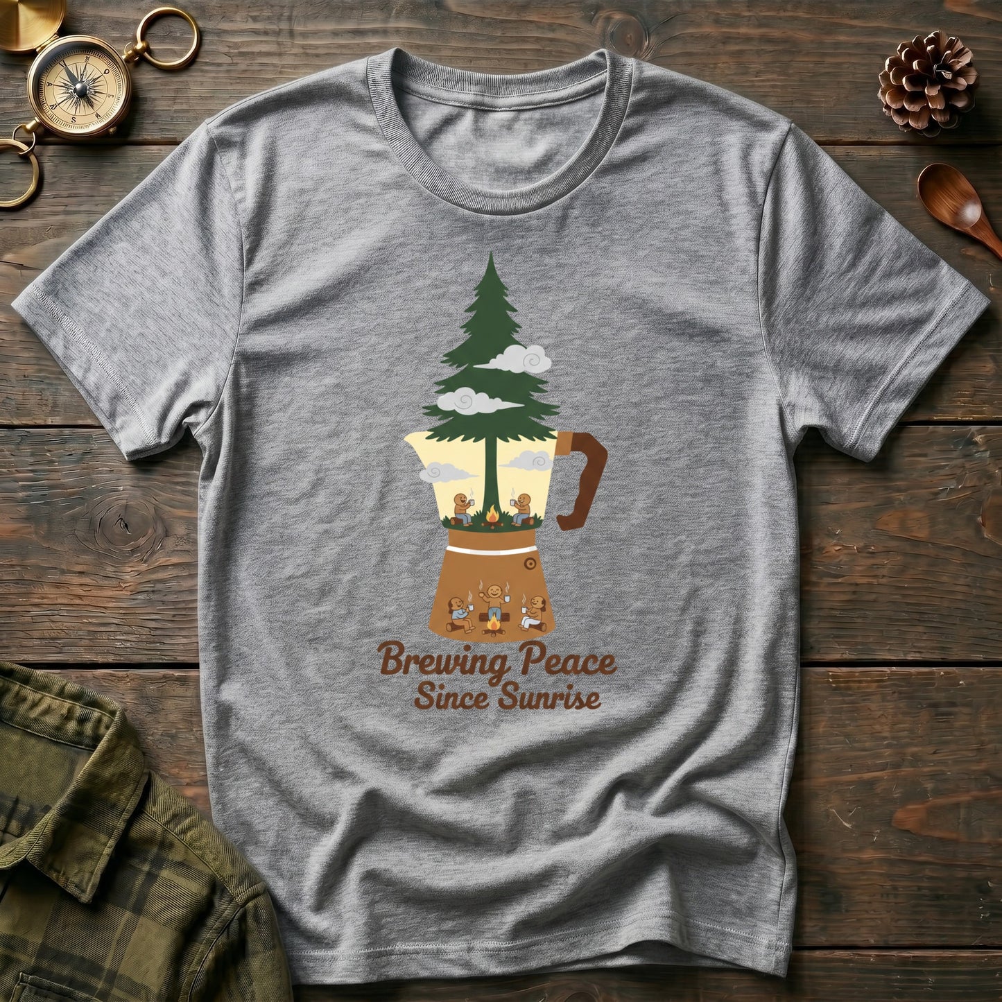 Brewing Peace Since Sunrise T-Shirt