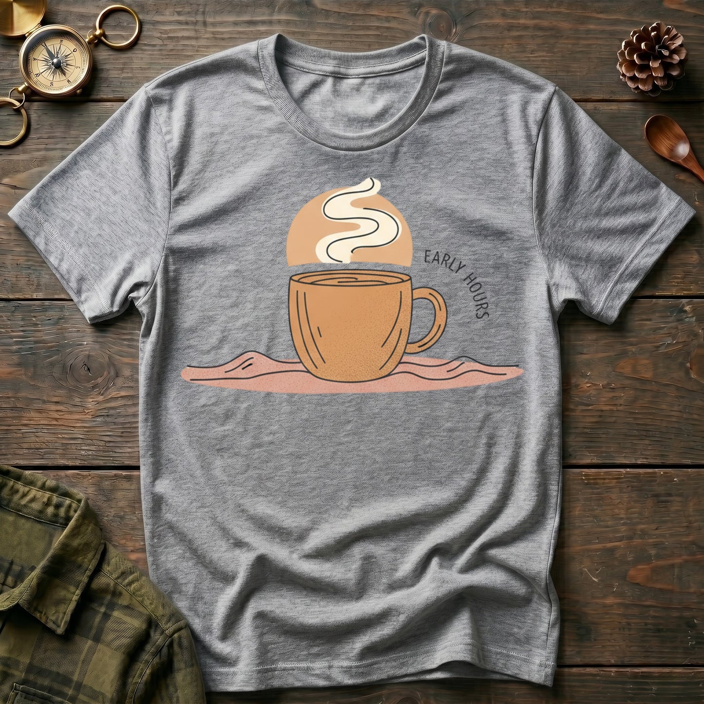 Cozy Morning Coffee T-Shirt
