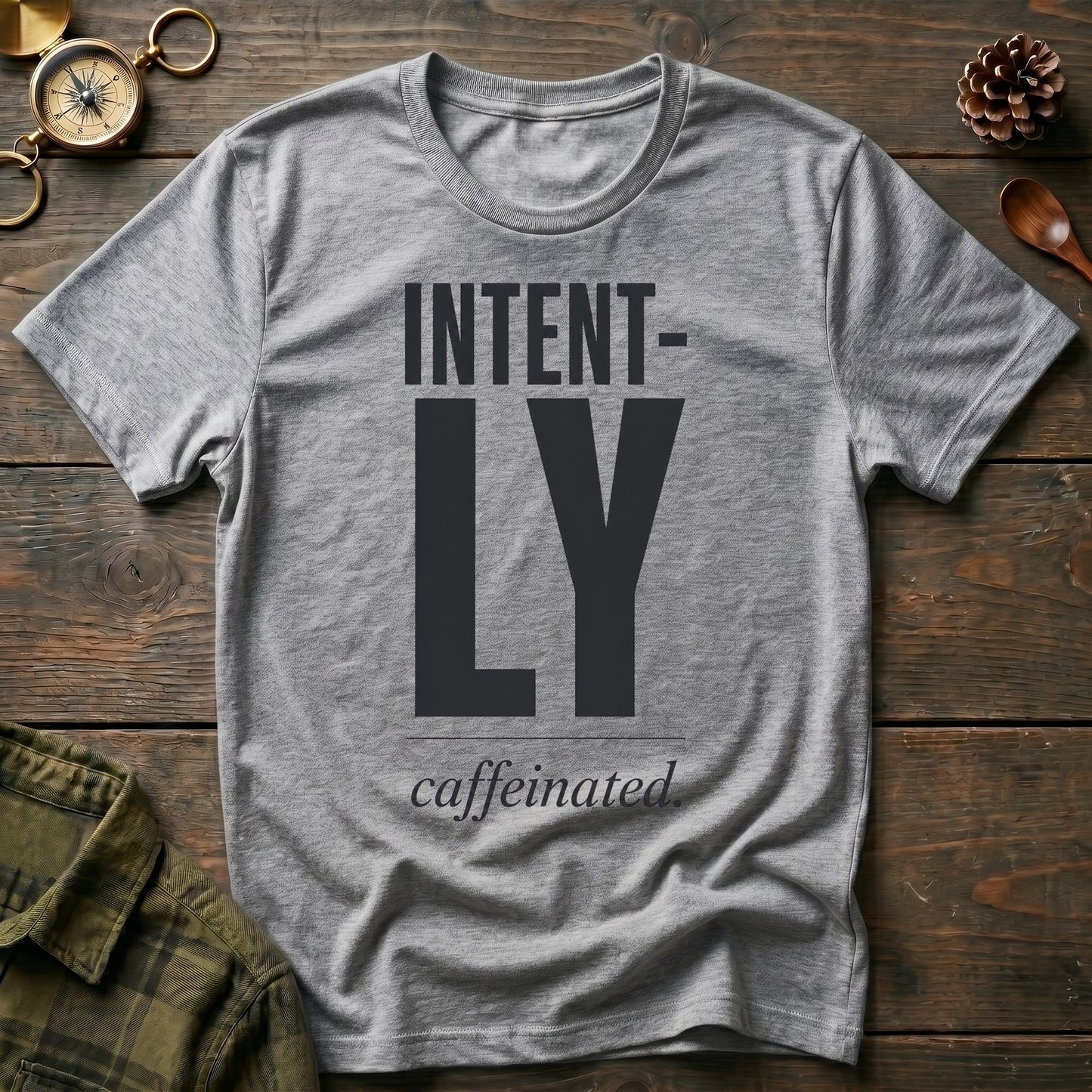 Intent-ly Caffeinated T-Shirt