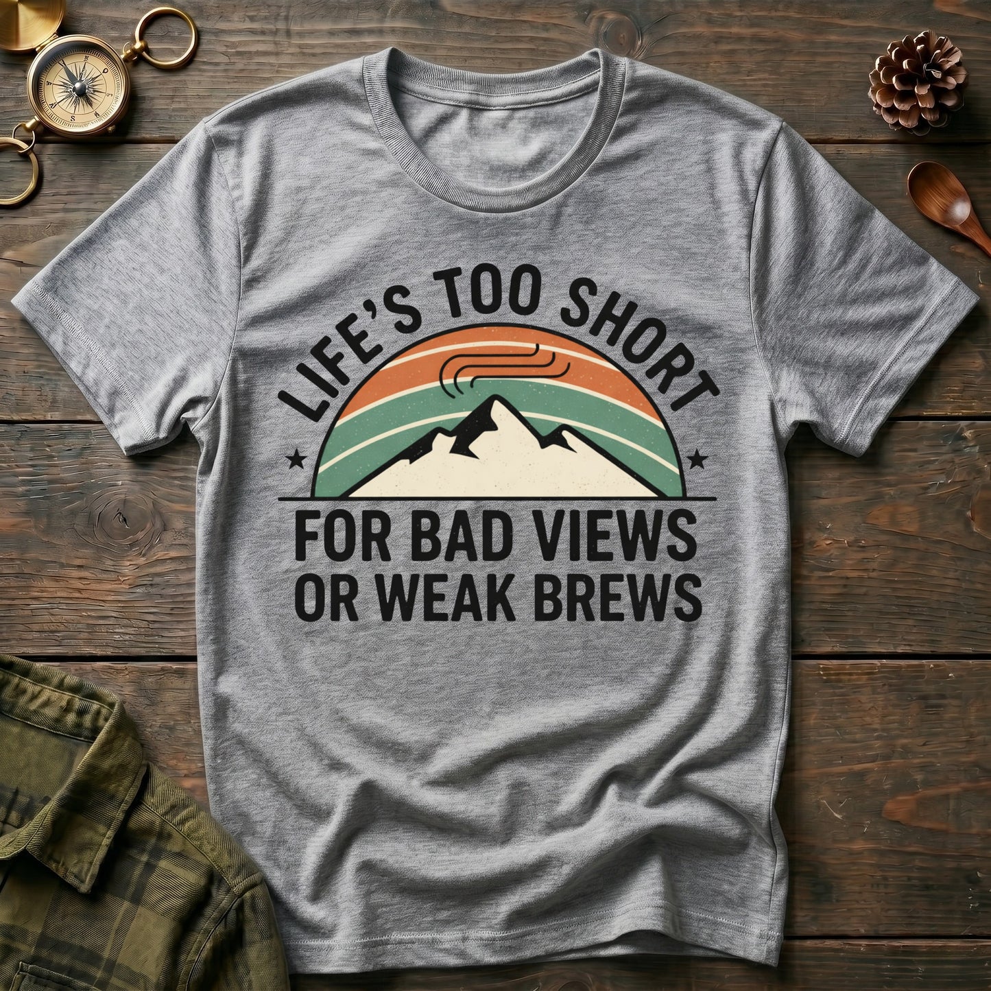 Earned Views & Strong Brews T-Shirt