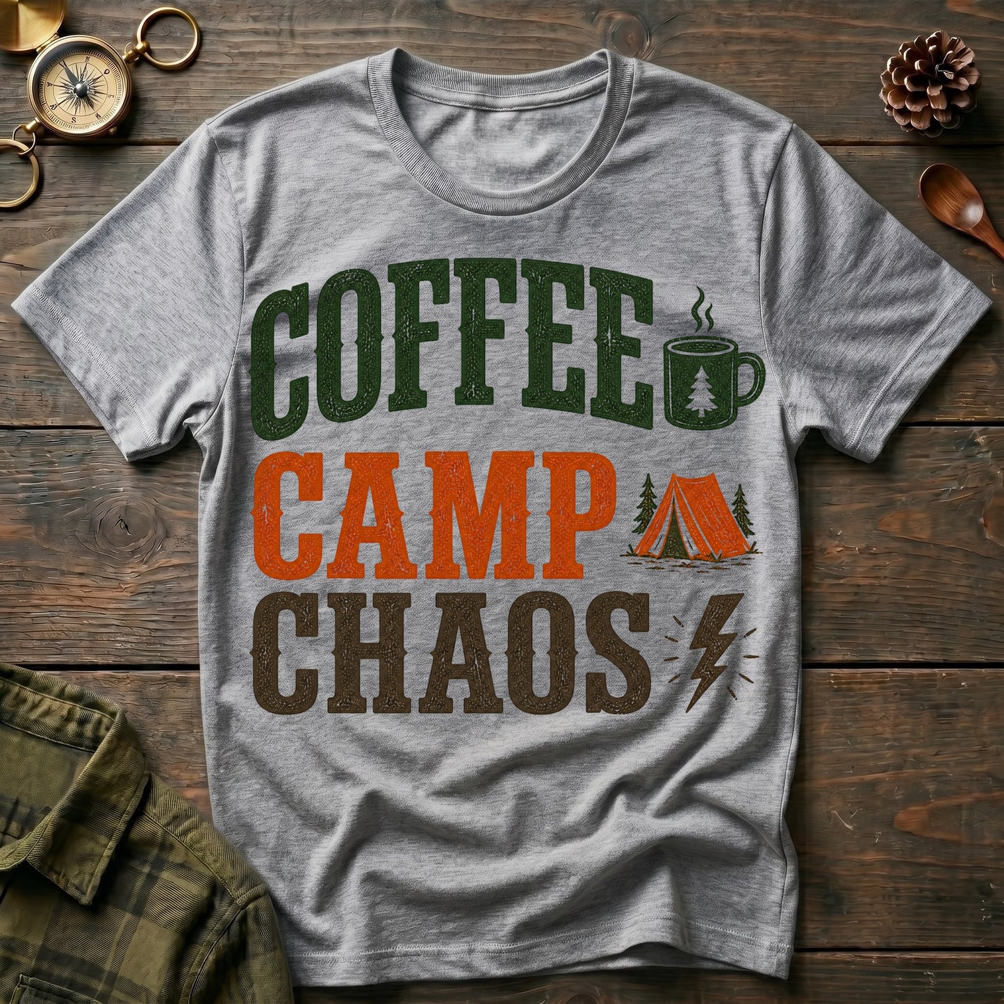 Coffee Camp Chaos T-Shirt