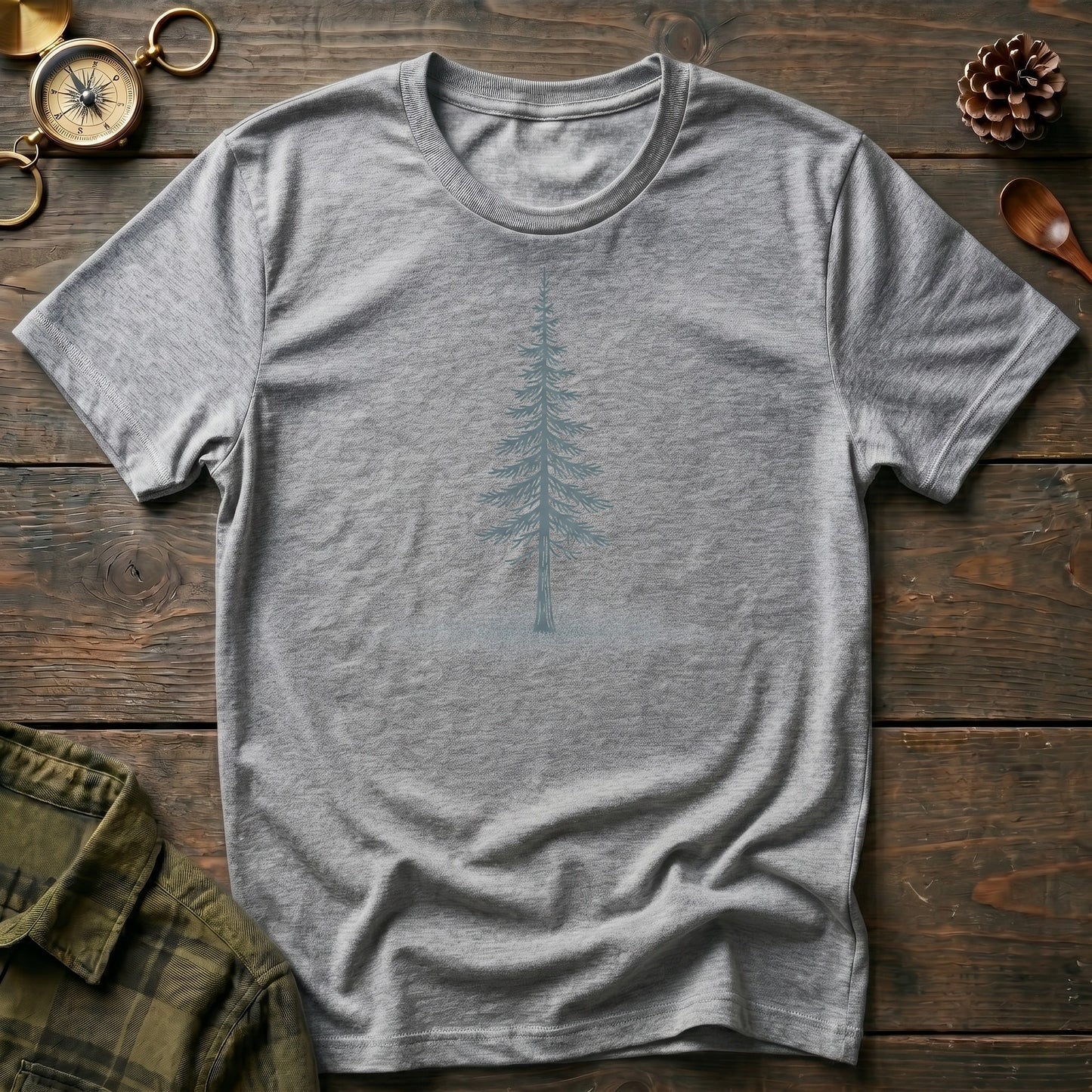 Minimal Pine Tree T-Shirt