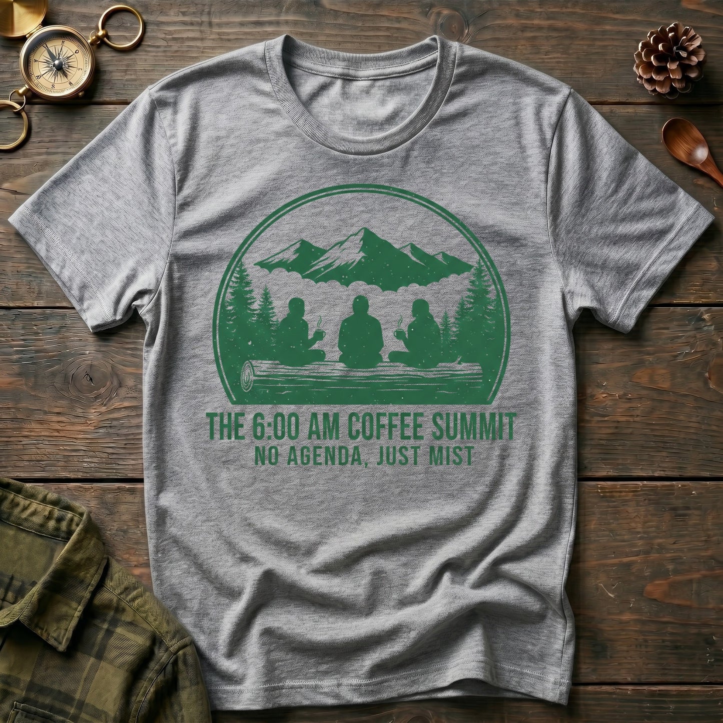 “The 6:00 AM Coffee Summit” T-Shirt
