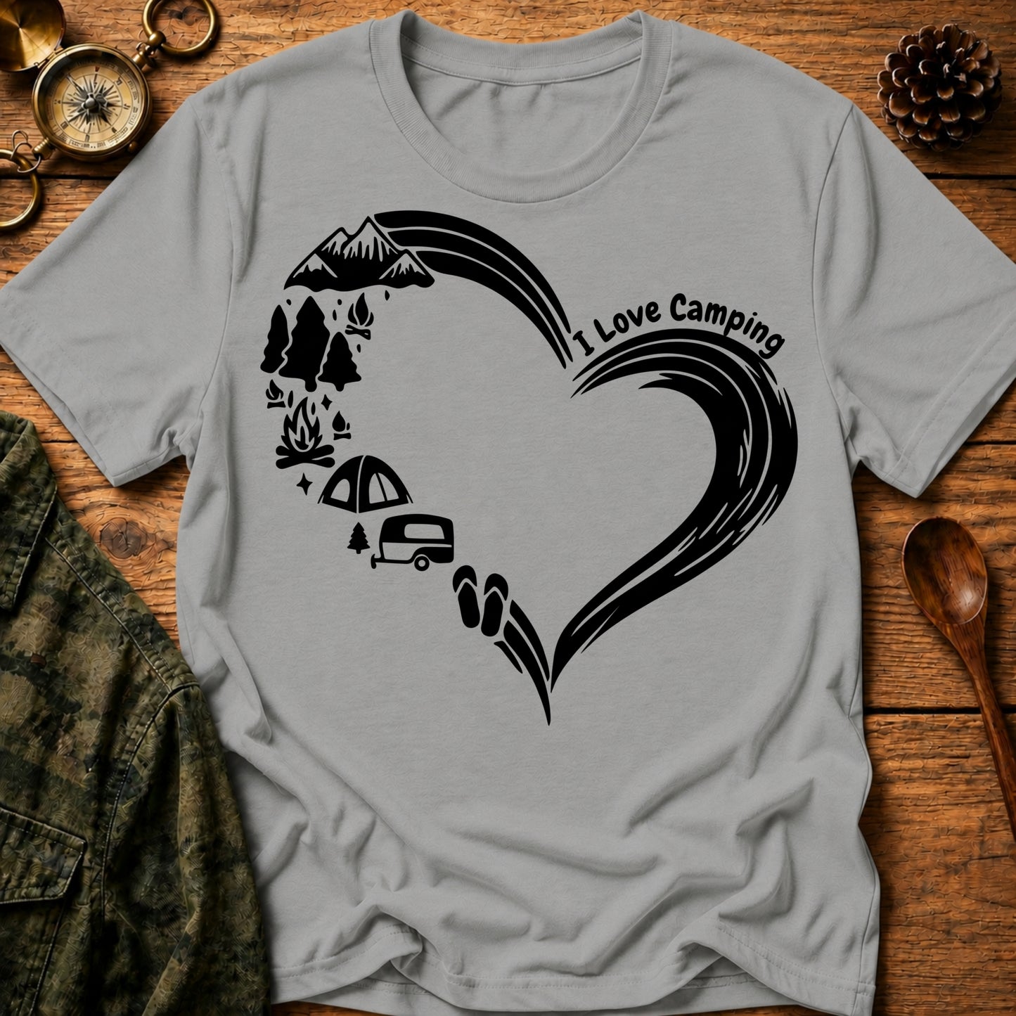 Camping Heart T-Shirt