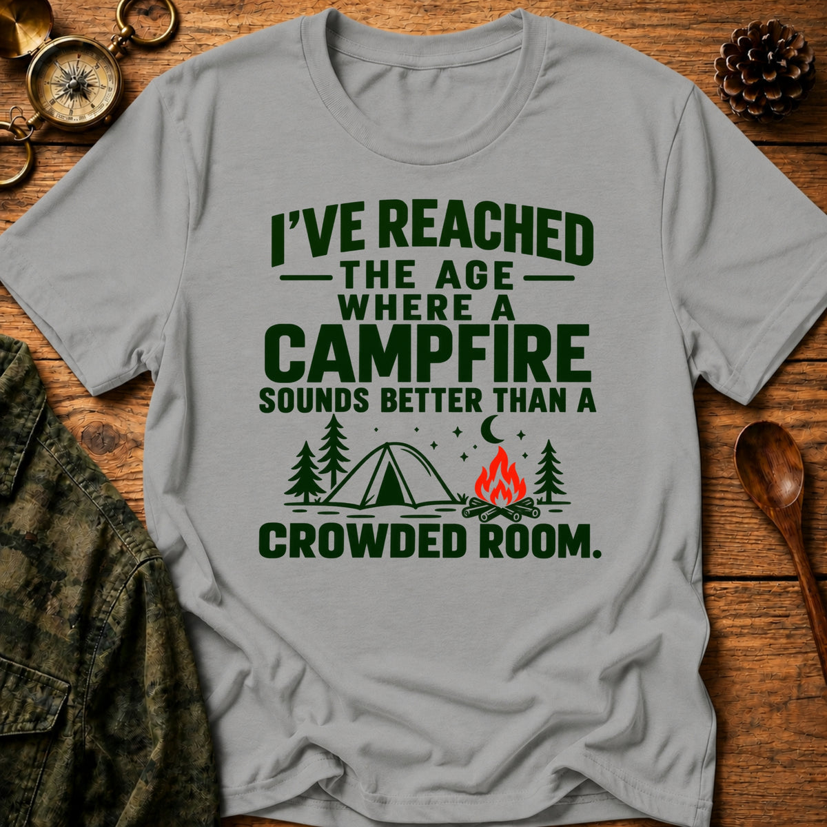 Campfire Over Crowds T-Shirt