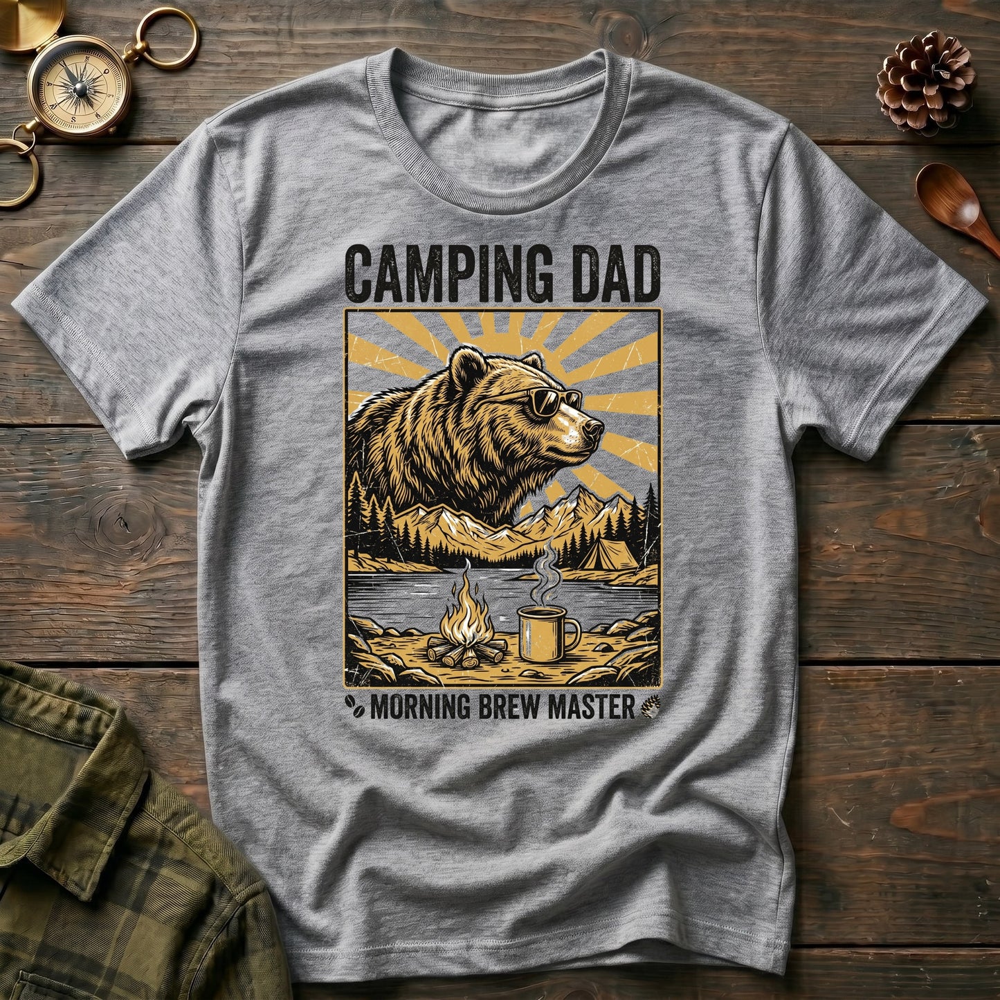Camping Dad T‑Shirt