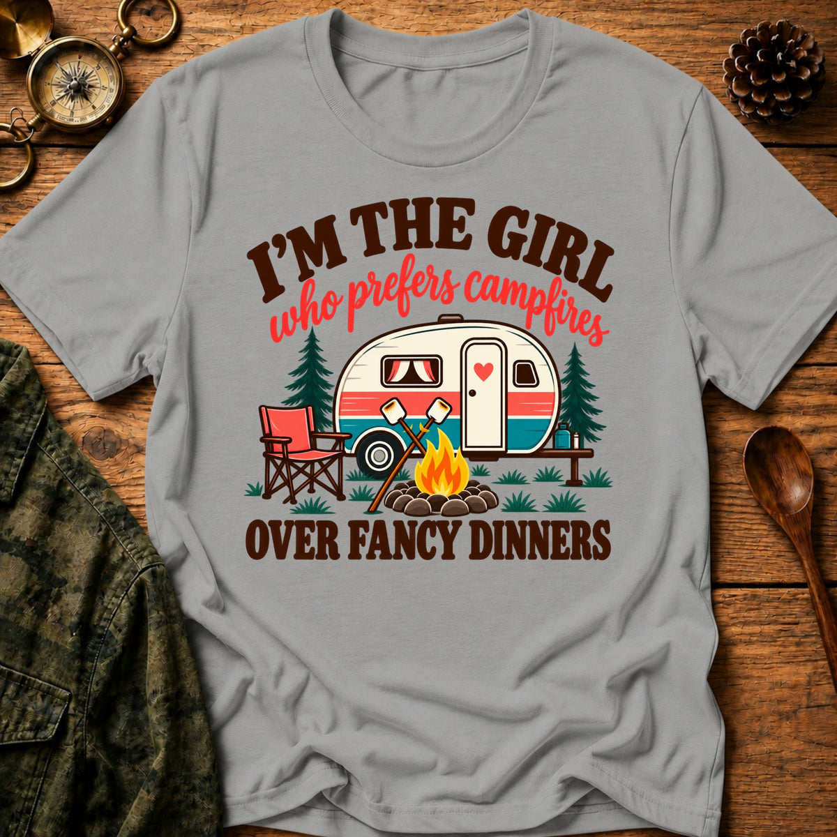 Camping Over Dinner T-Shirt