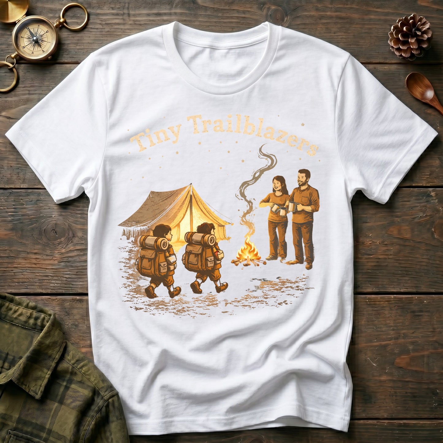 Tiny Trailblazers Camping T-Shirt