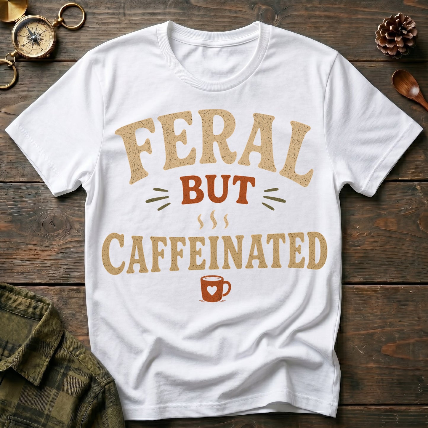 Feral But Caffeinated T-Shirt