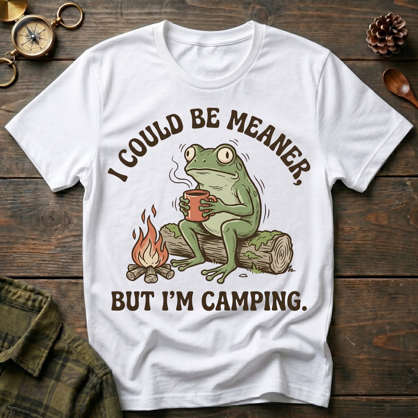 Camping Frog T‑Shirt
