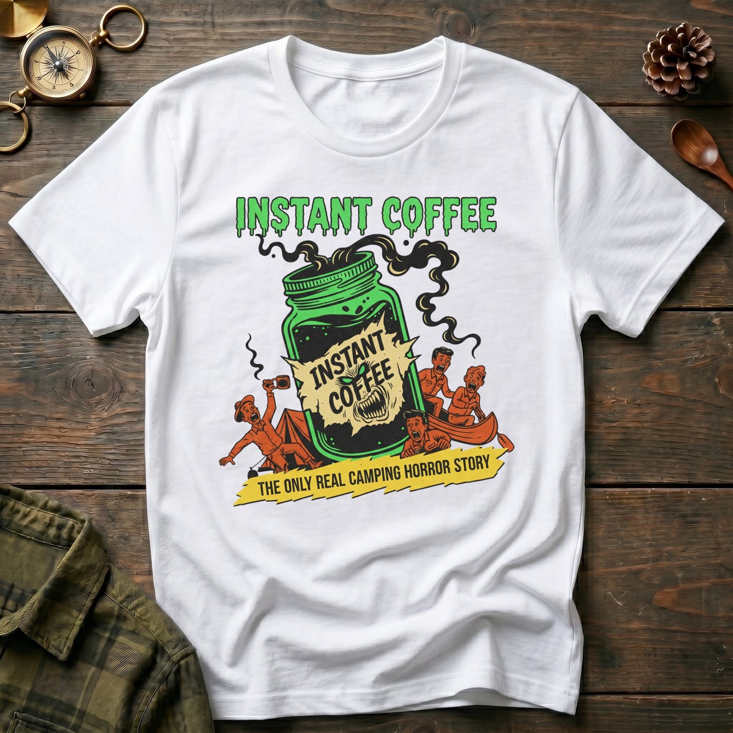 Instant Coffee Horror T-Shirt