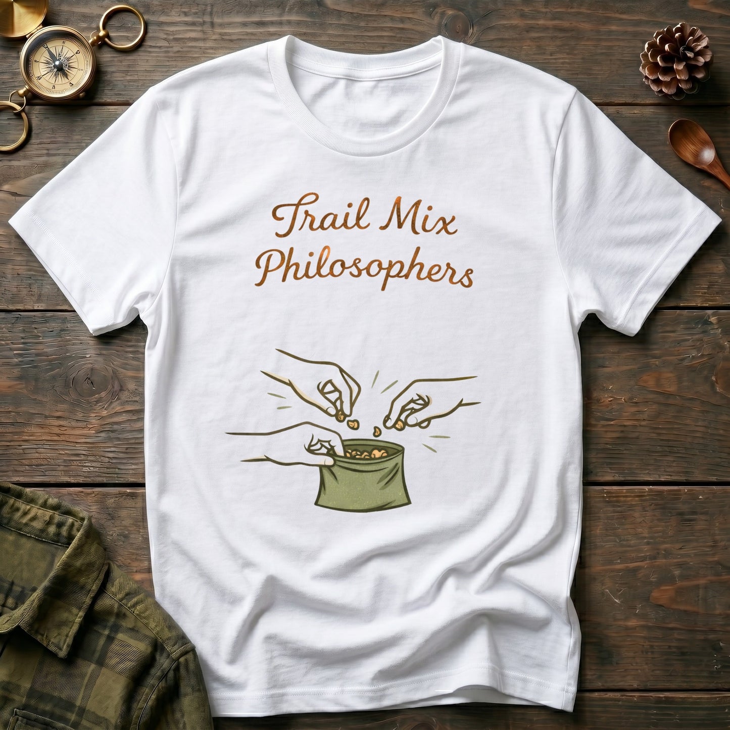 Outdoorsy Camping Snack Lover T‑Shirt