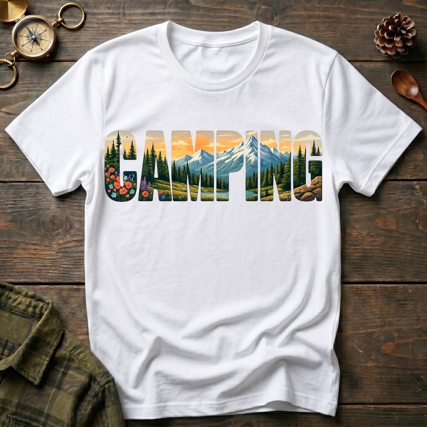 Camping Mountains T-Shirt