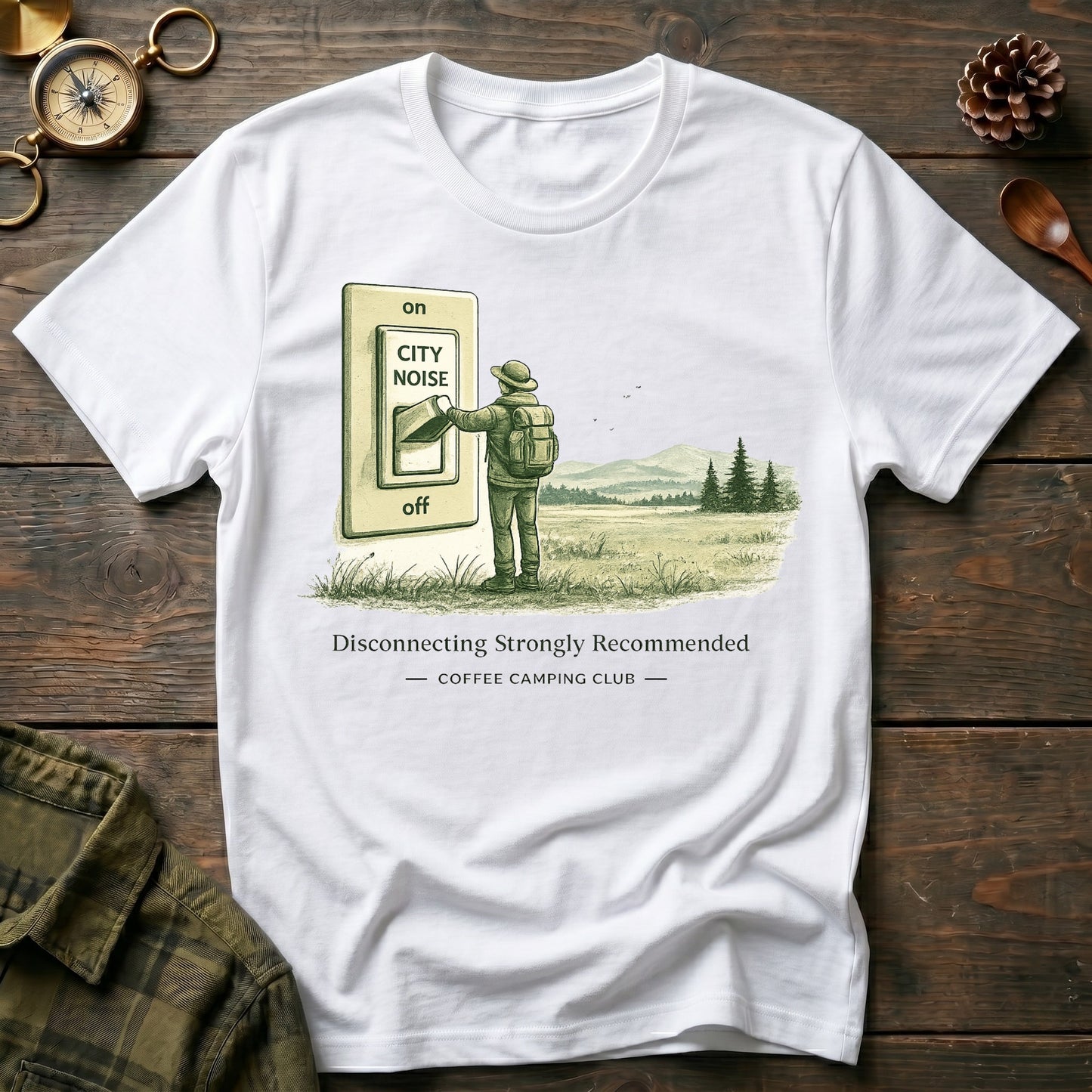 City Noise Camper Graphic T-Shirt