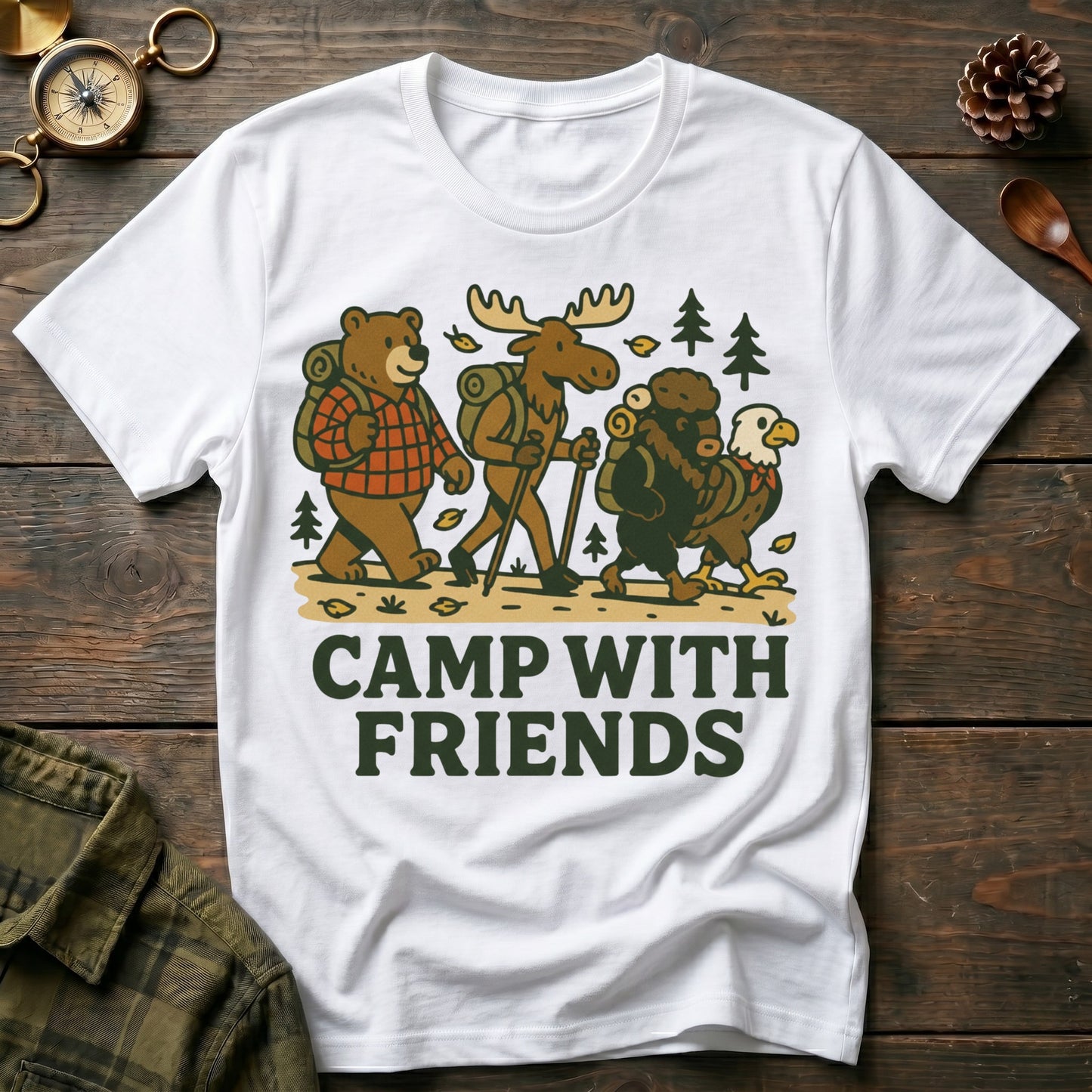 Camp With Friends T‑Shirt
