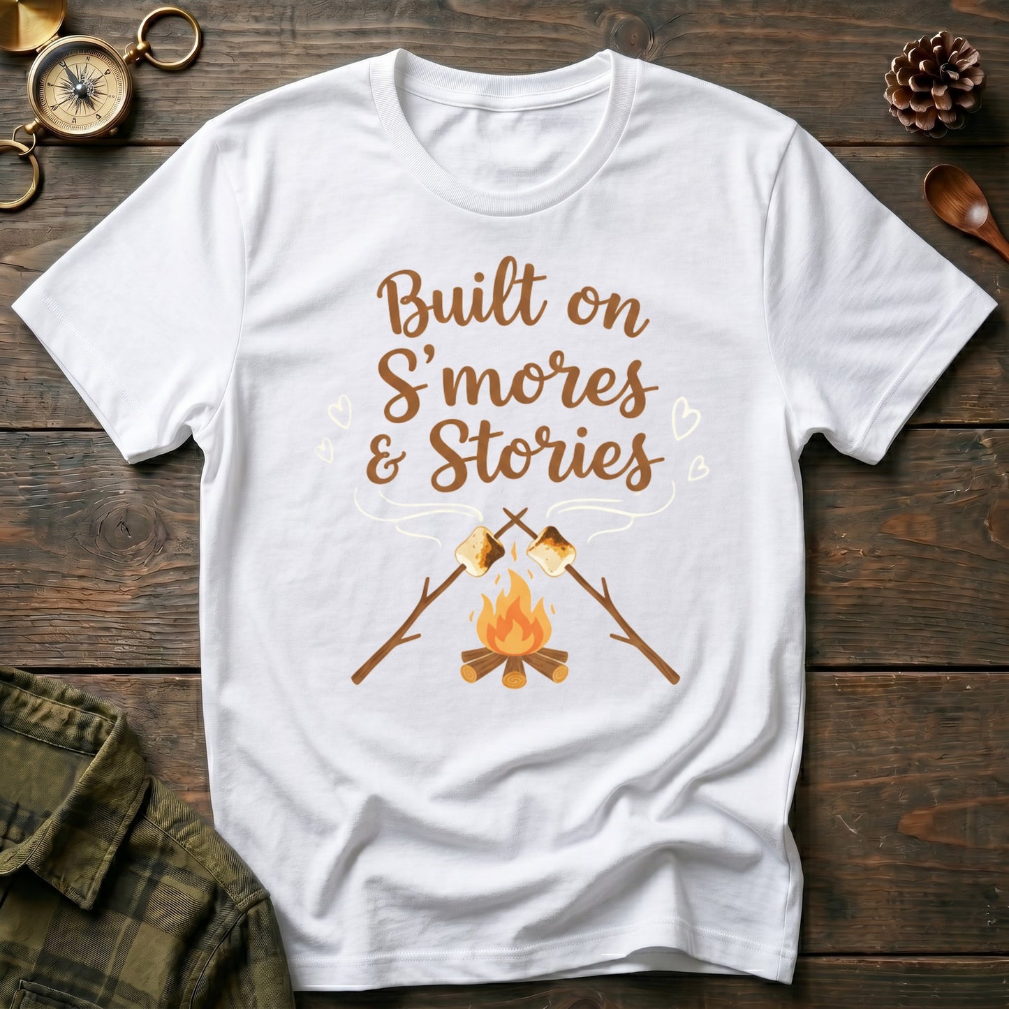 Built on S'mores & Stories  T-Shirt