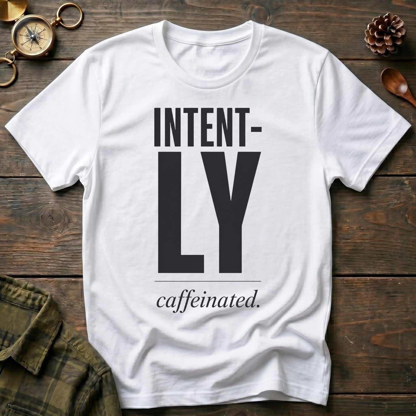 Intent-ly Caffeinated T-Shirt