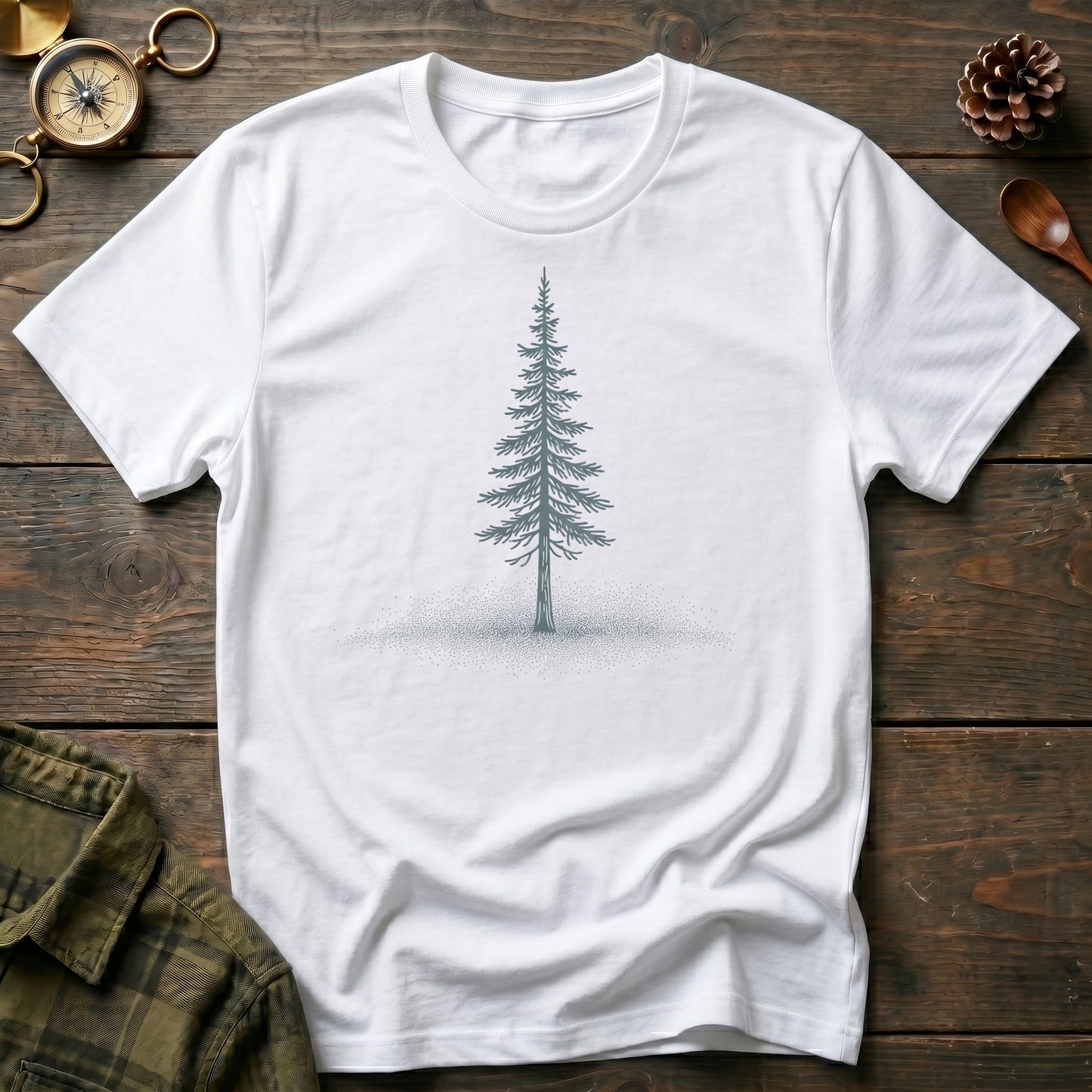 Minimal Pine Tree T-Shirt