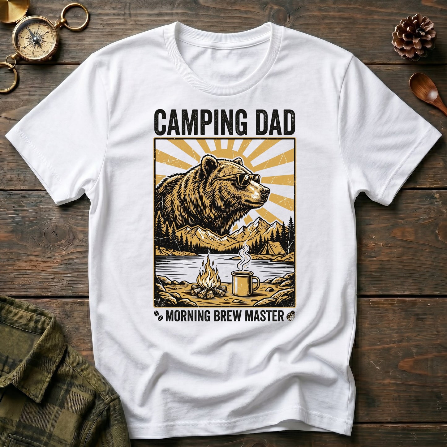 Camping Dad T‑Shirt